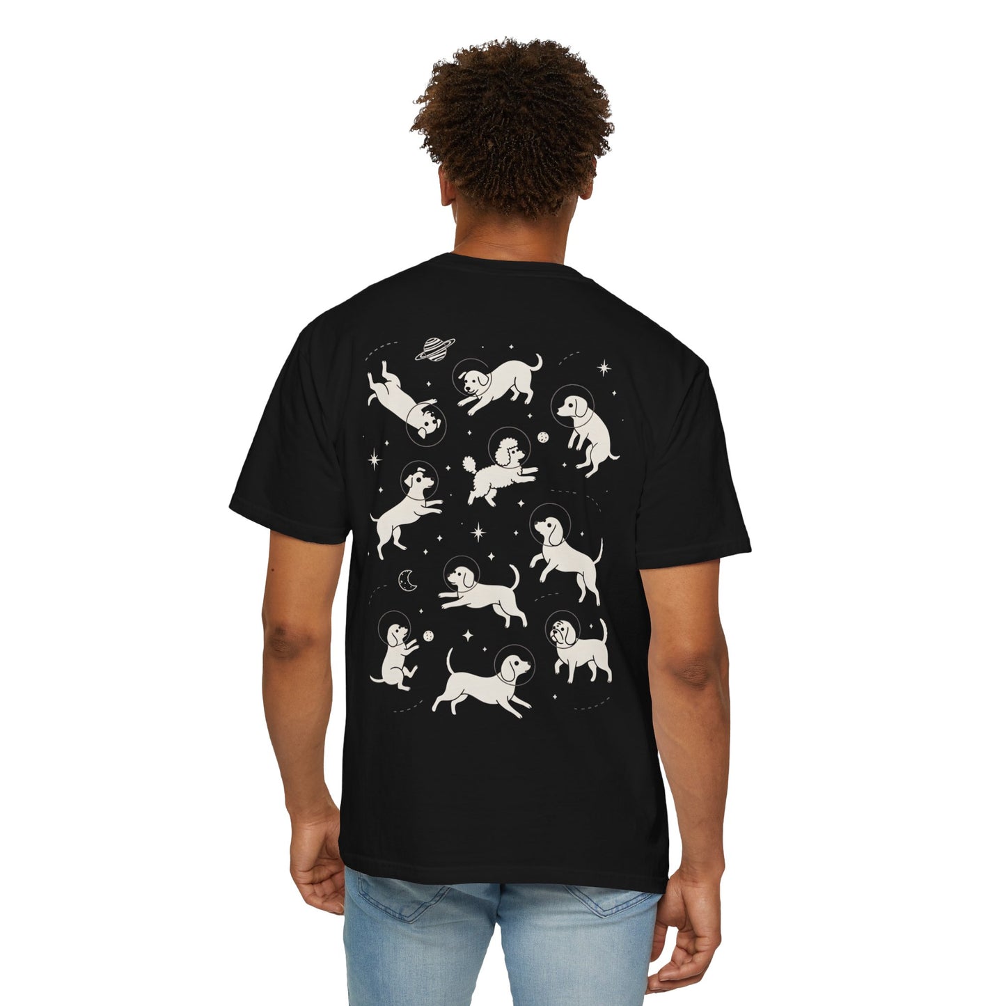 Space Dogs T-Shirt – Cute Astronaut Dog Graphic Tee for Dog Lovers - 14680