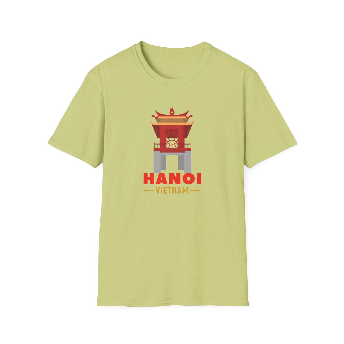 Hanoi Vietnam Graphic Unisex T-Shirt - Travel Souvenir Tee - 12264