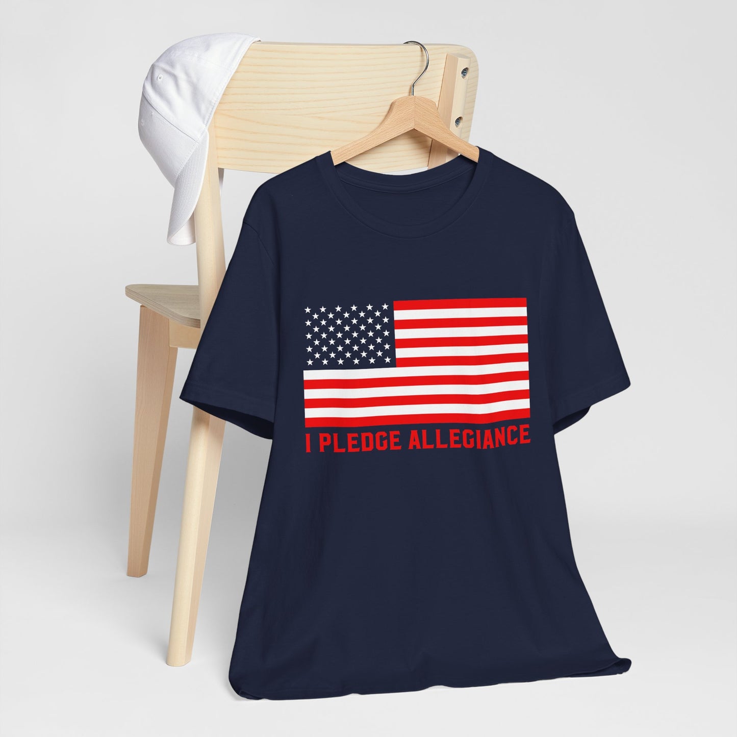 Patriotic Pledge Tee, Unisex T-Shirt for Celebrating Freedom, Independence Day Shirt Gift for Patriots - 13697