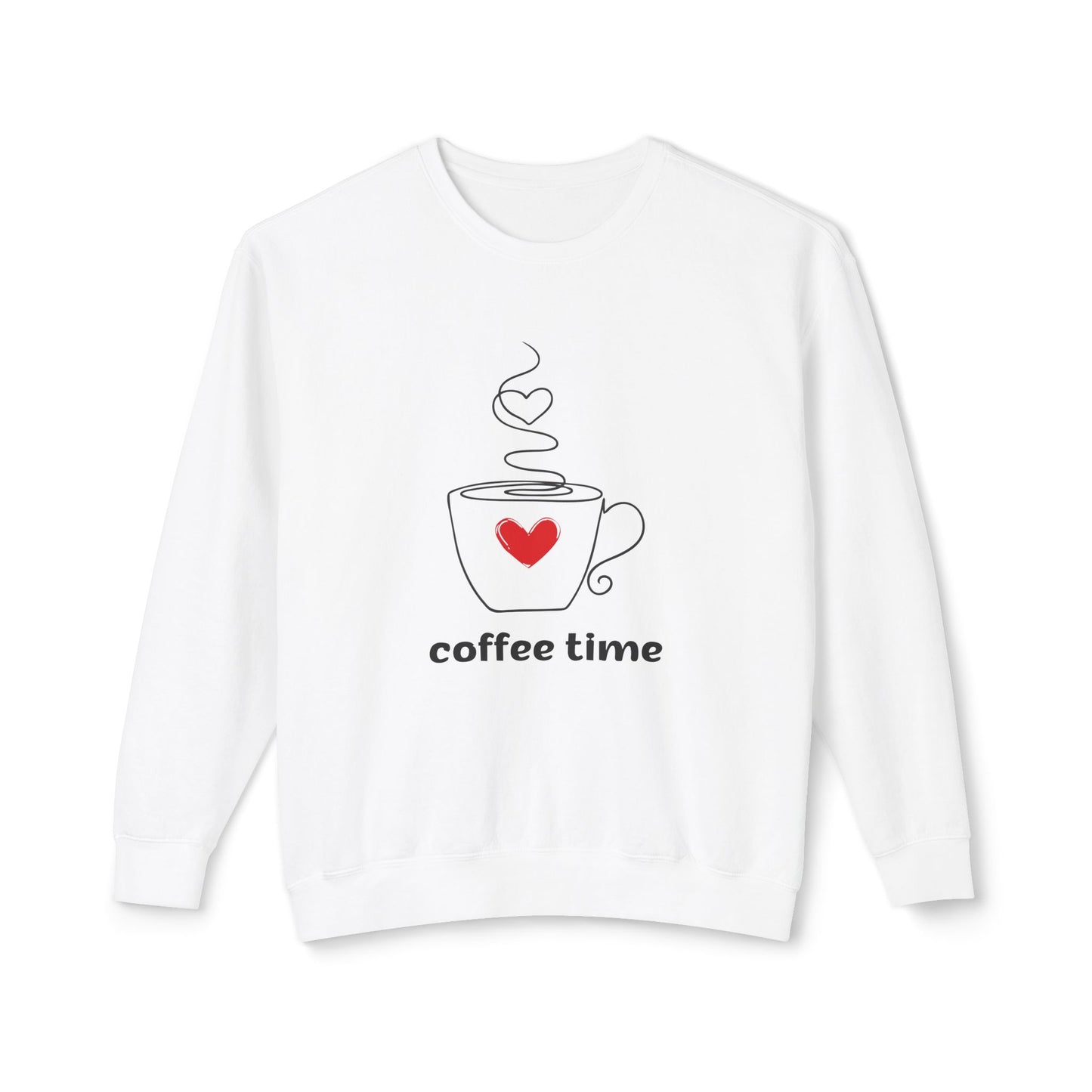 Coffee Time - Unisex Lightweight Crewneck Sweatshirt - 11323