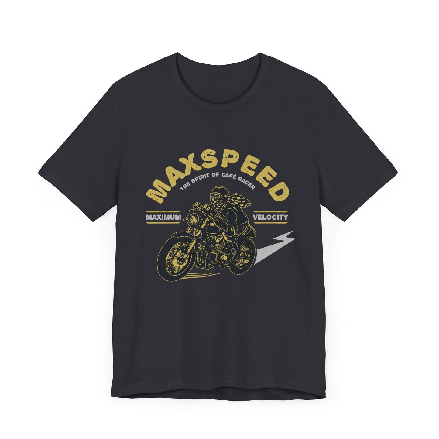 Maxspeed, The Spirit of Cafe Racer - Unisex Jersey Short Sleeve Tee