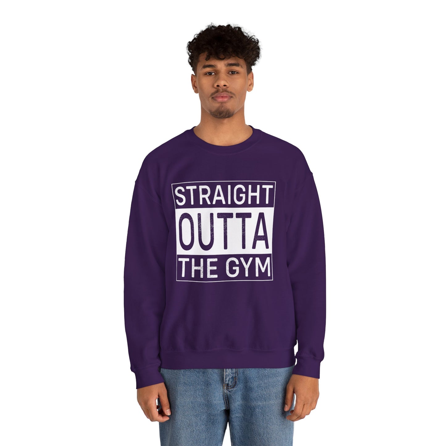 Straight Outta The Gym - Unisex Heavy Blend™ Crewneck Sweatshirt