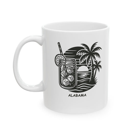 "Alabama: Sweet tea, sunsets, and Southern hospitality." Ceramic Mug - 12790