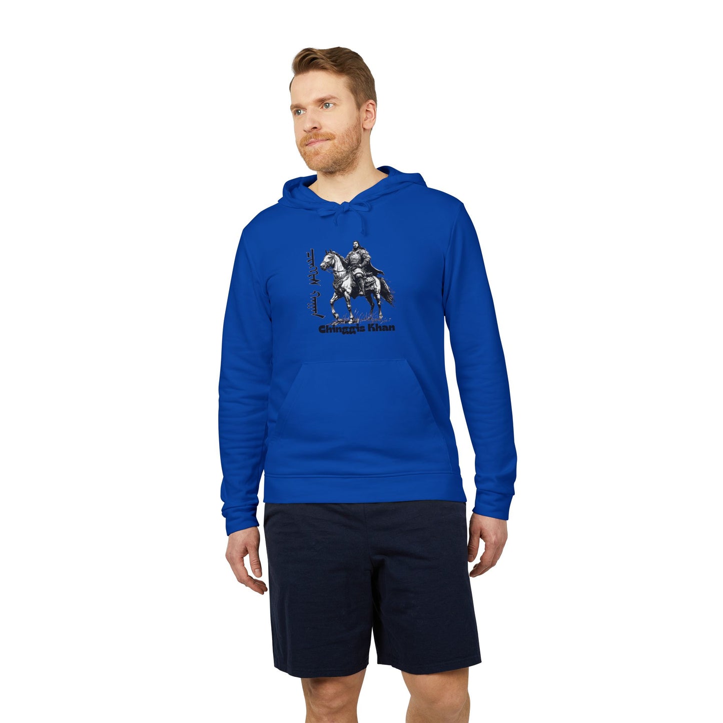 Mongolia: Chinggis Khan - Adidas Unisex Fleece Hoodie