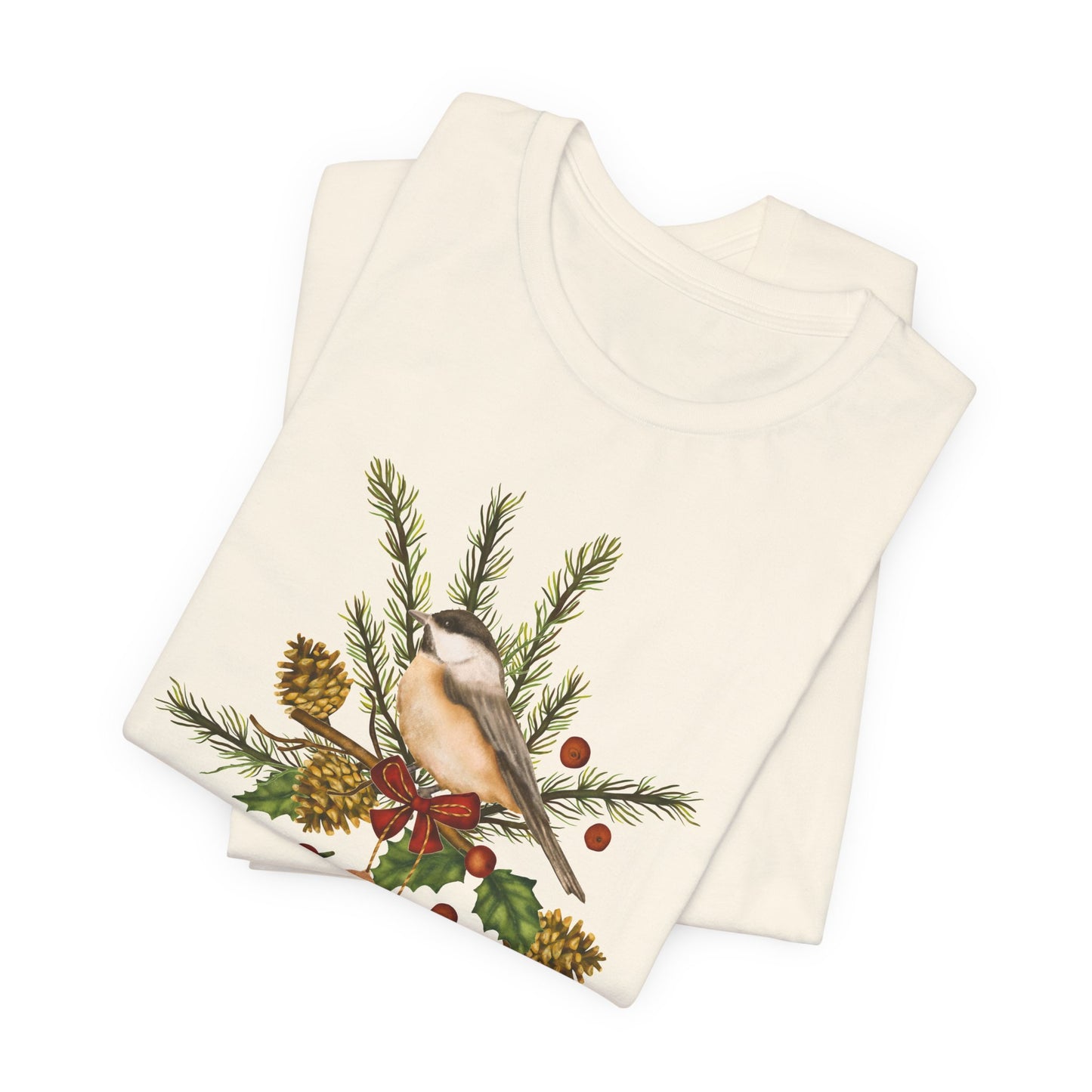 Christmas Bird - Unisex Jersey Short Sleeve Tee - 10347