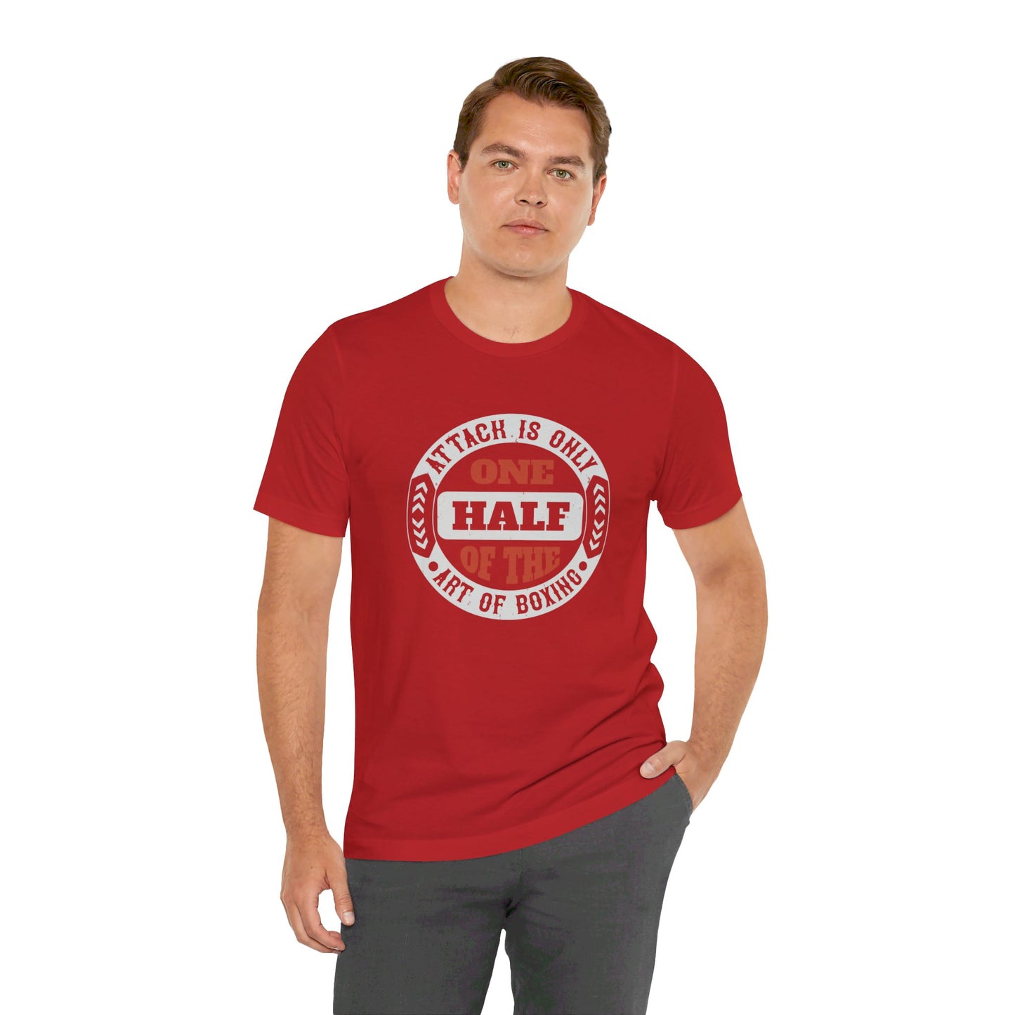 Attack Is Only One Half of the Art of Boxing - Unisex Jersey Short Sleeve Tee