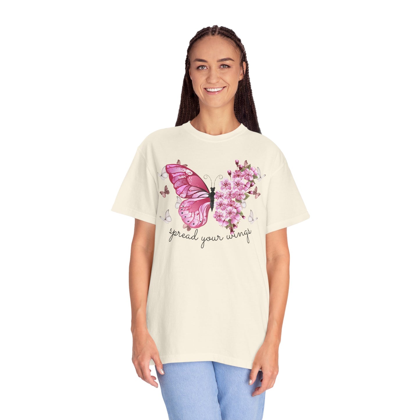 Butterfly, Embrace the Beauty of Nature - Unisex Garment-Dyed T-shirt - 10329