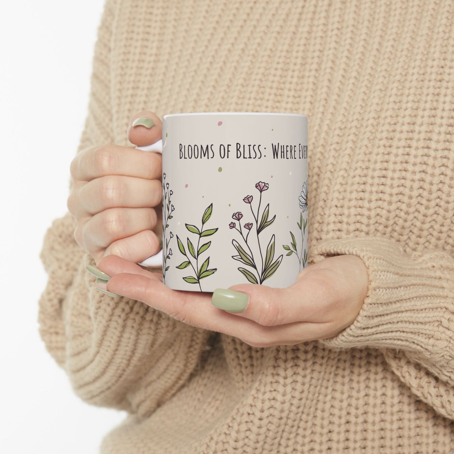 Blooms of Bliss - Ceramic Mug, (11oz, 15oz) - 10901