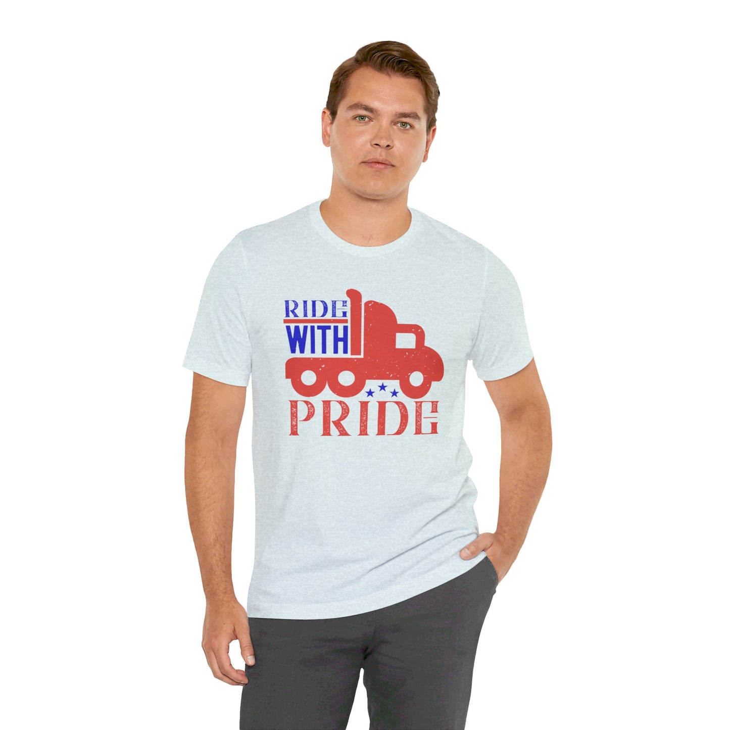 Ride With Pride - Unisex Jersey Short Sleeve Tee