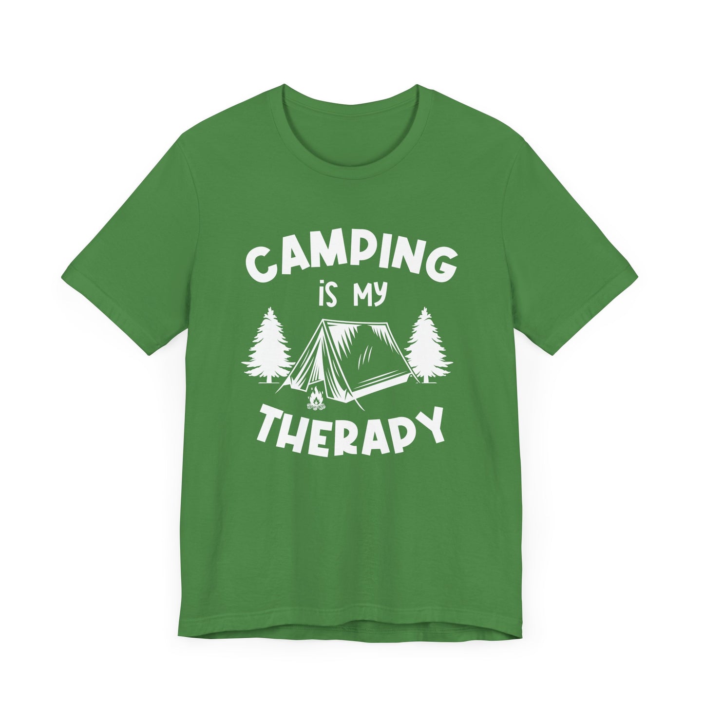 Camping Is My Therapy - Unisex Jersey Short Sleeve Tee - 12648