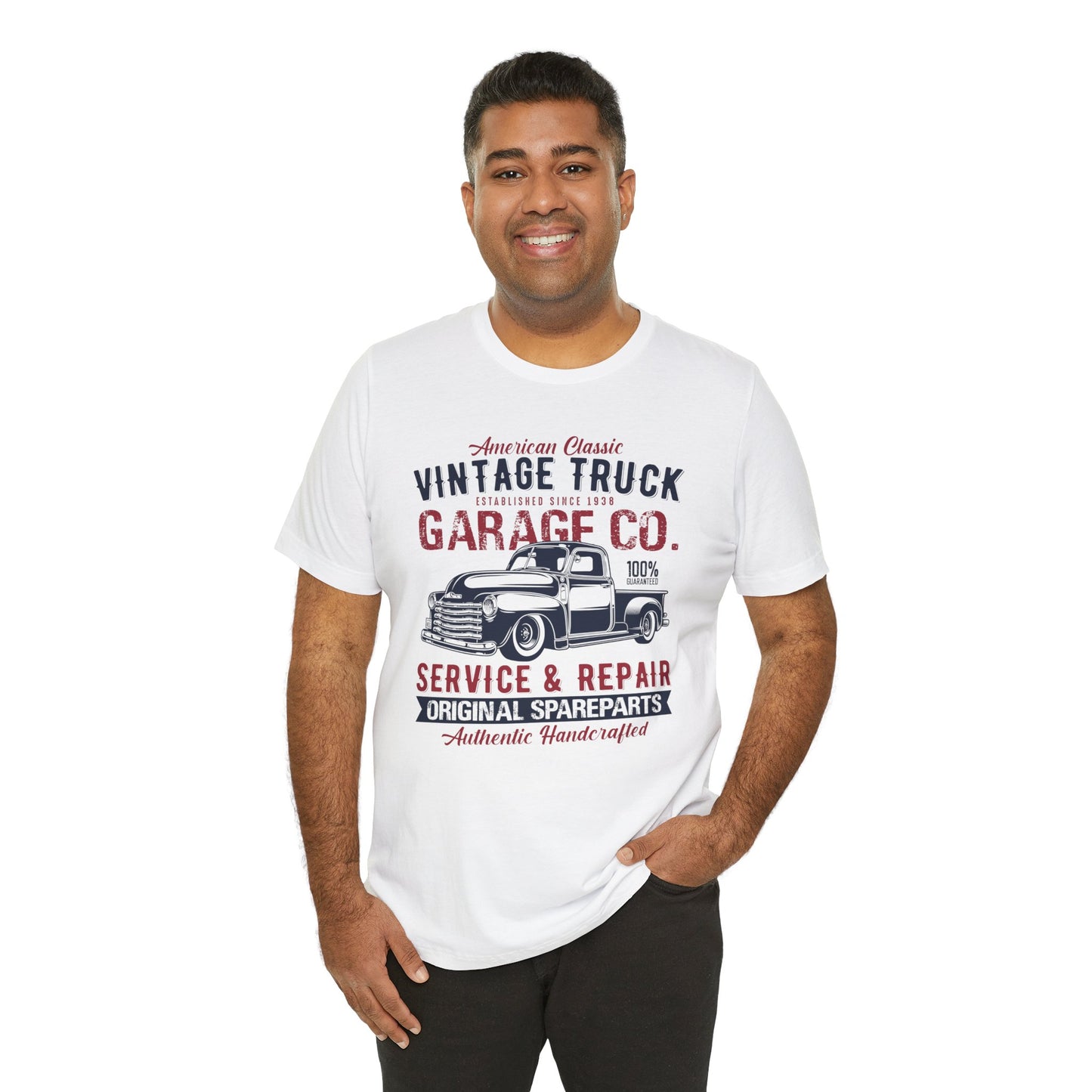 American Classic Vintage Truck - Unisex Jersey Short Sleeve Tee - 12611