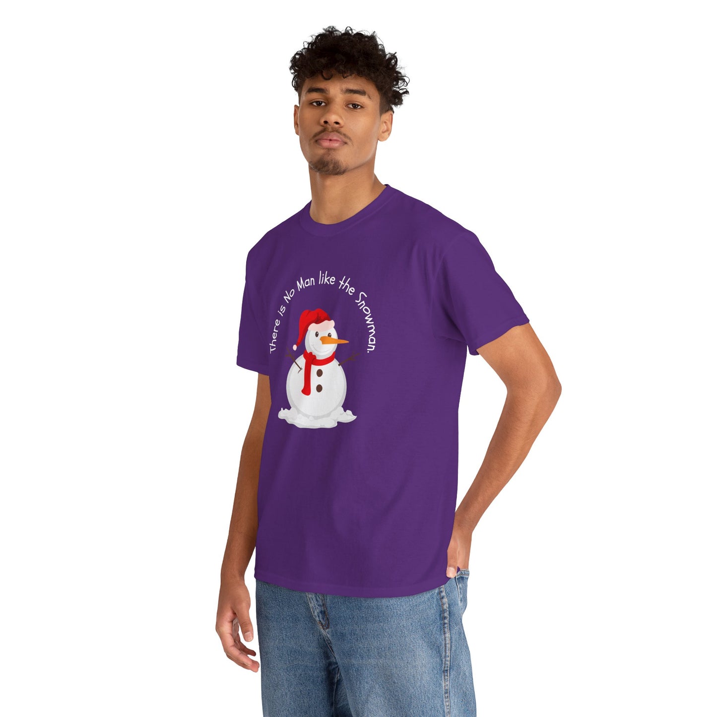 There is No Man Like the Snowman - Unisex Heavy Cotton Tee