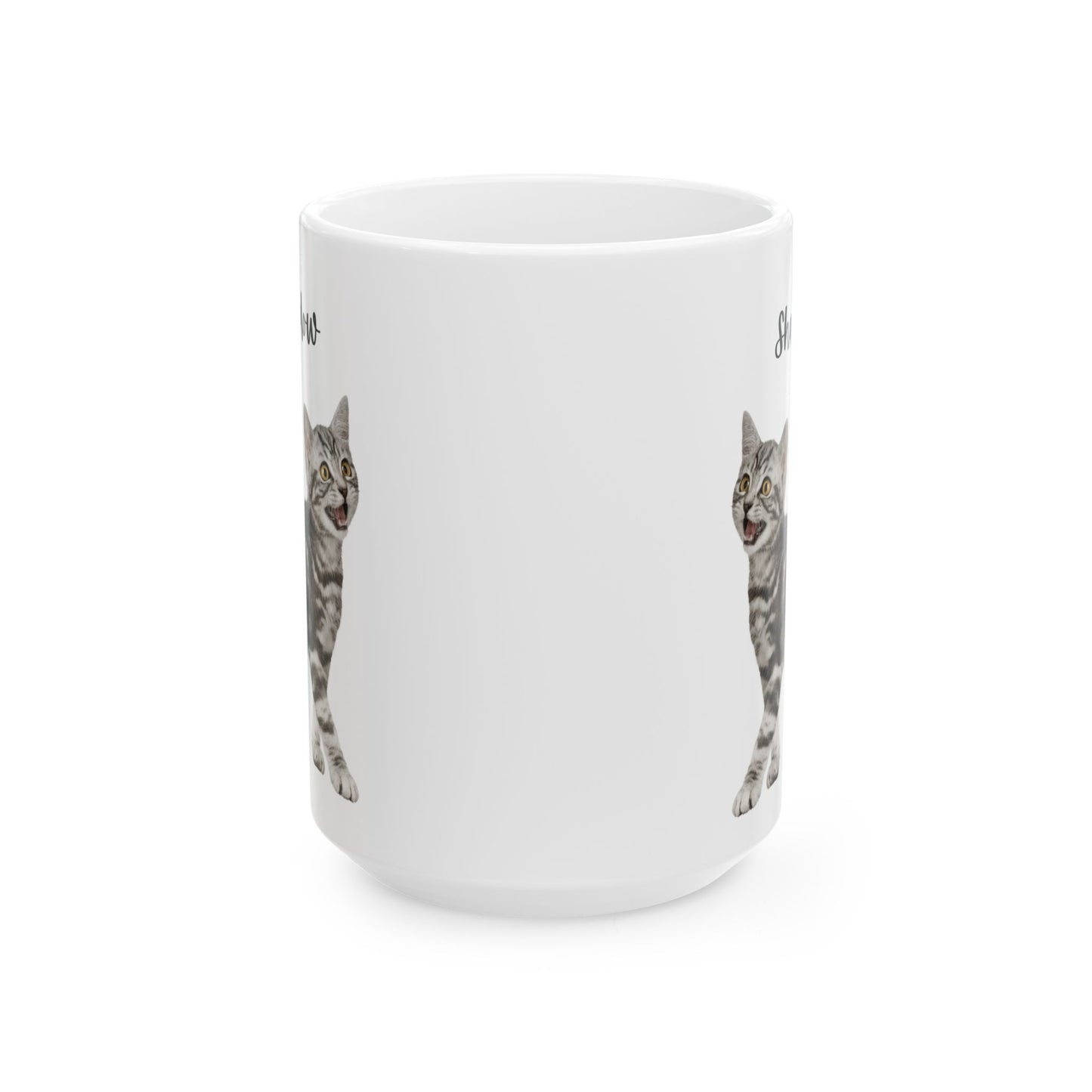 Personalised Cat Ceramic Mug, Coffee Lovers Gift, Cat Lover's Mug, Cute Animal Mug, Funny Cat Coffee Cup - 14199