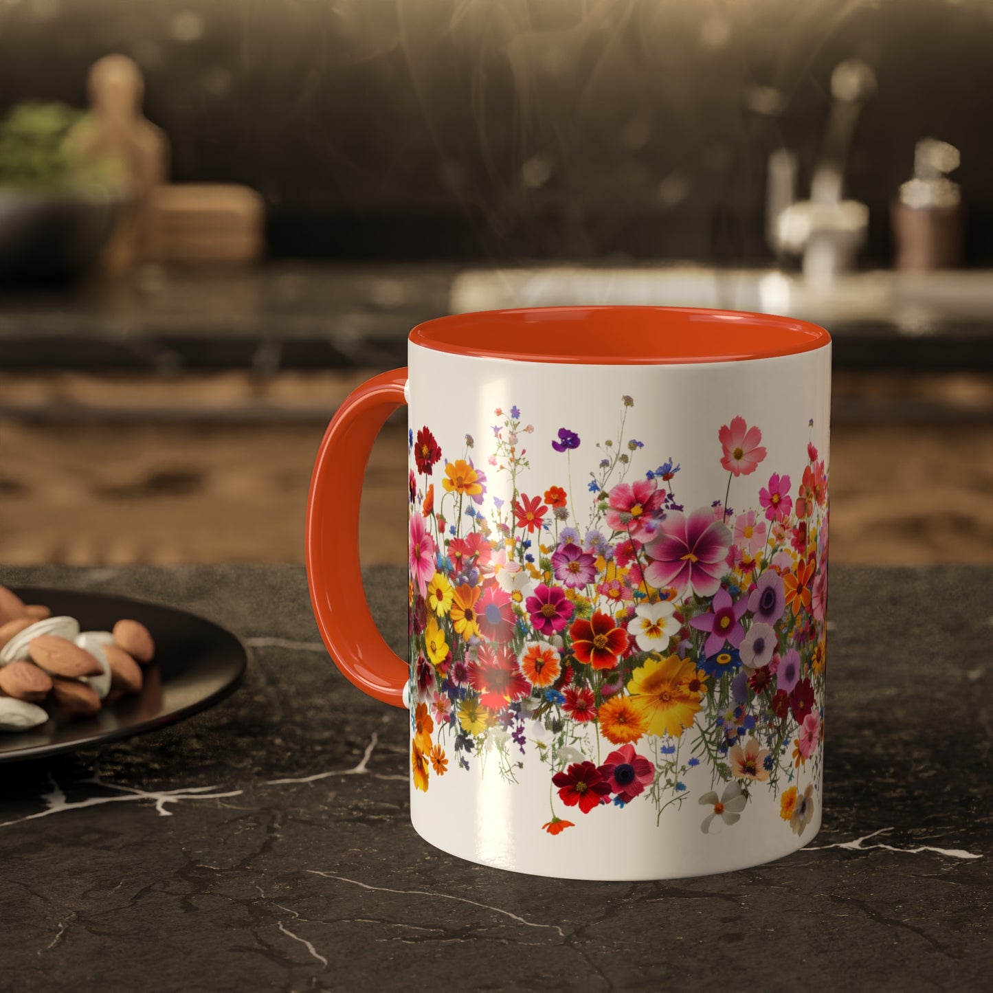 Wild Beauty in Every Petal - Colorful Mugs, 11oz