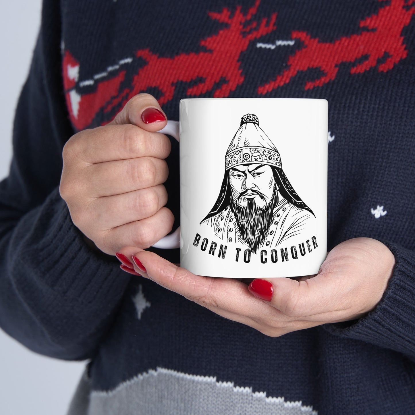 Born to Conquer - Mongolia Mug (11oz, 15oz)