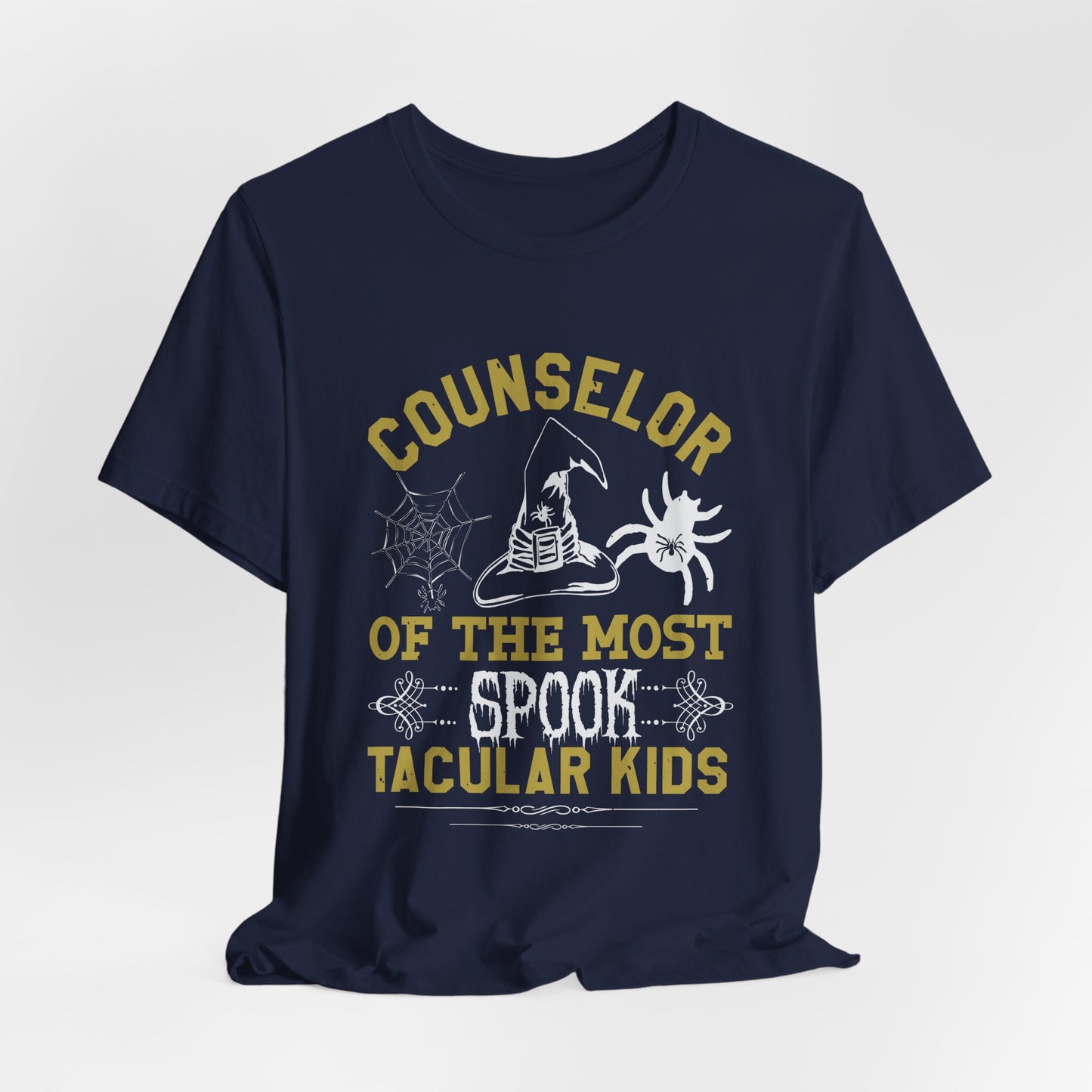 Halloween: counselor of the Most Spook-Tacular Kids - Unisex Jersey Short Sleeve Tee - 12385