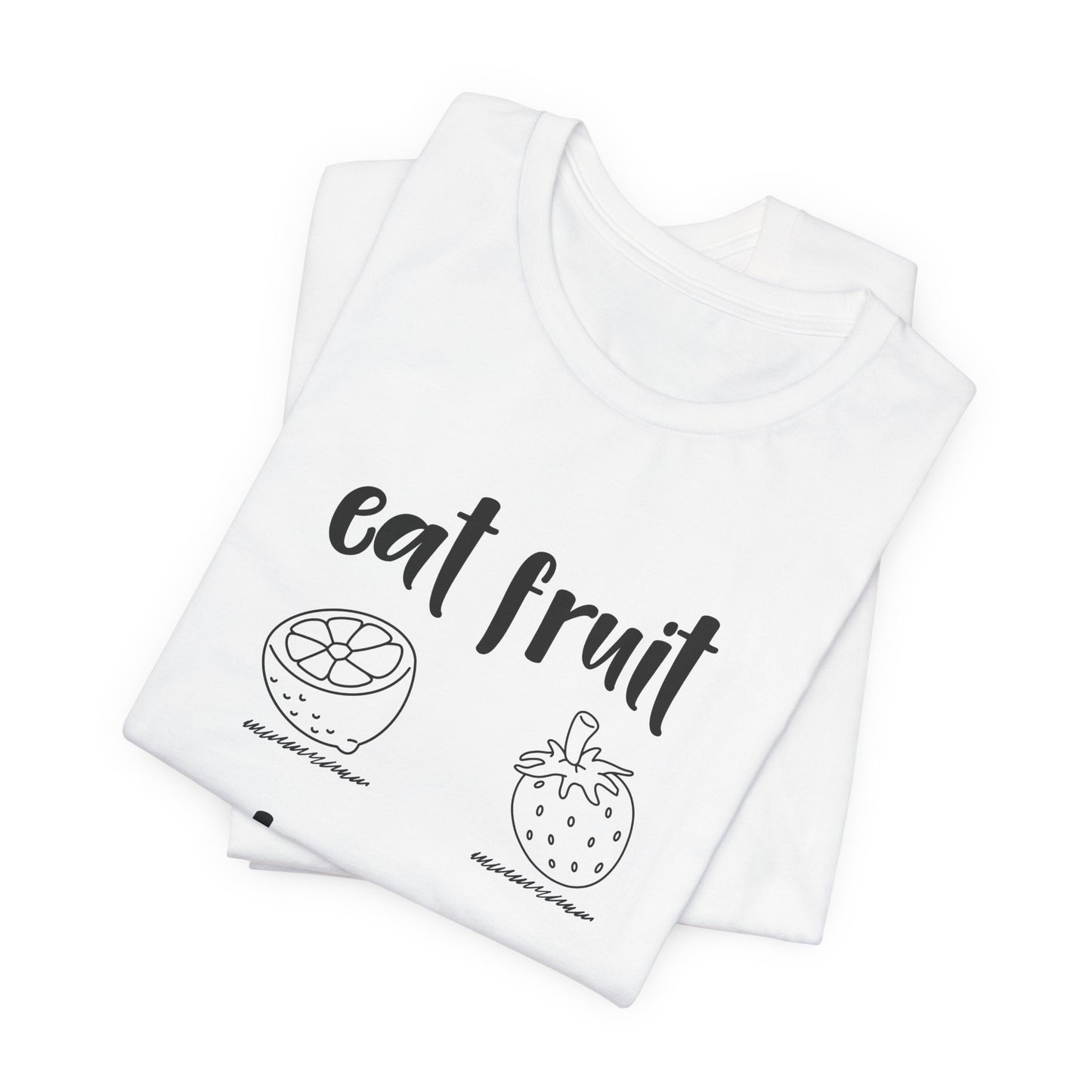 Vegan: Eat Fruit Not Friends - Unisex Jersey Short Sleeve Tee