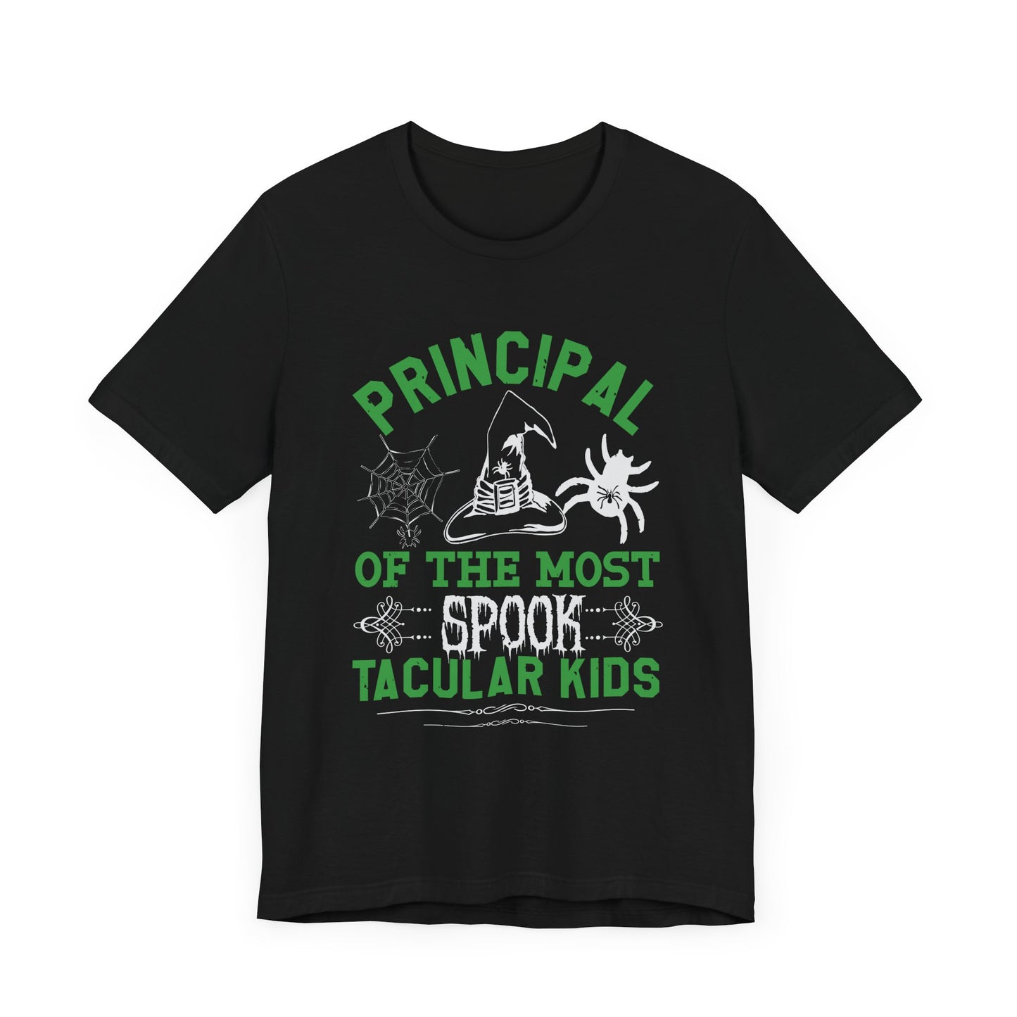 Principal of the Most Spook-Tacular Kids - Unisex Jersey Short Sleeve Tee - 12484
