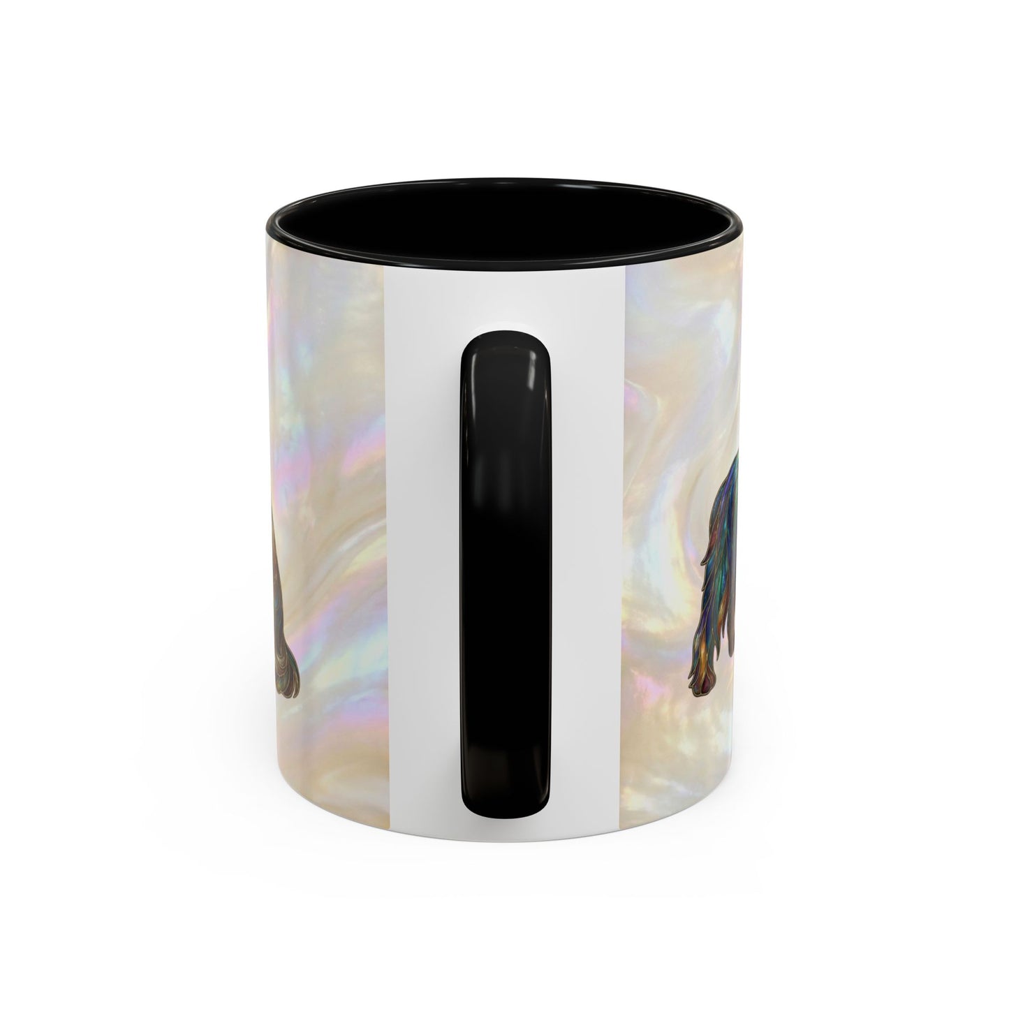 Yorkie Accent Coffee Mug – Stained Glass Design 11/15oz - 14653