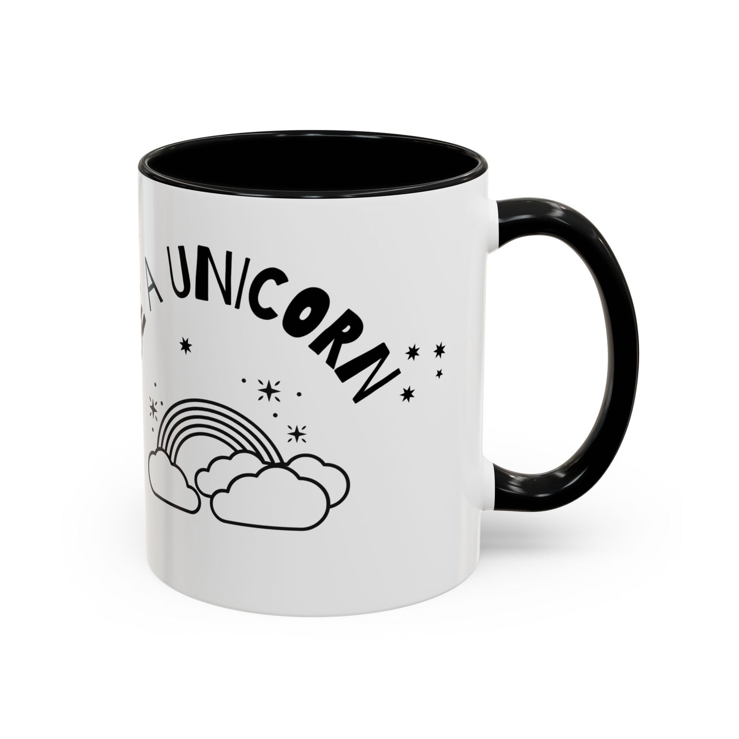 Normal is Boring, Be A Unicorn - Accent Coffee Mug (11, 15oz) - 11097