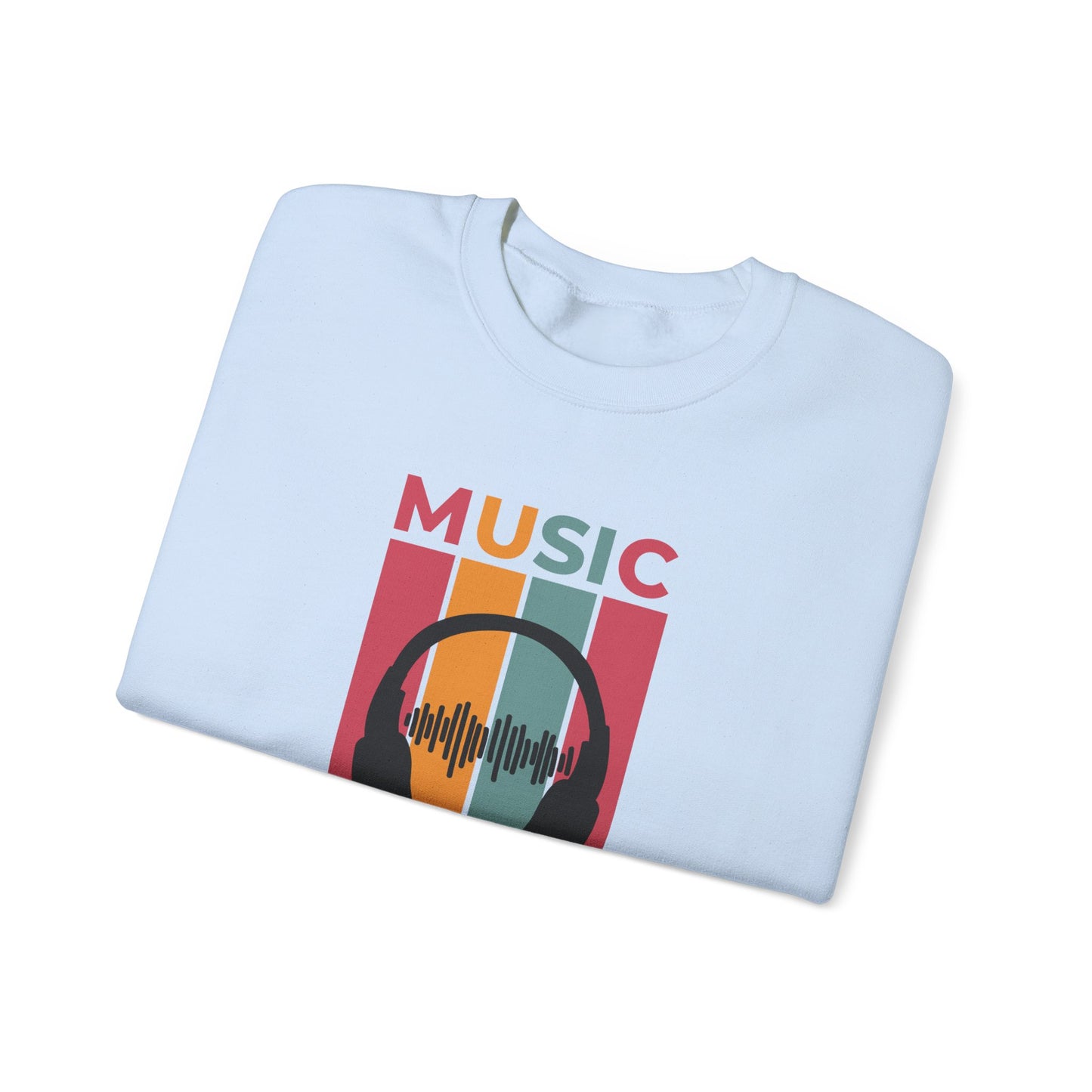 I Love Music - Unisex Heavy Blend™ Crewneck Sweatshirt - 10599