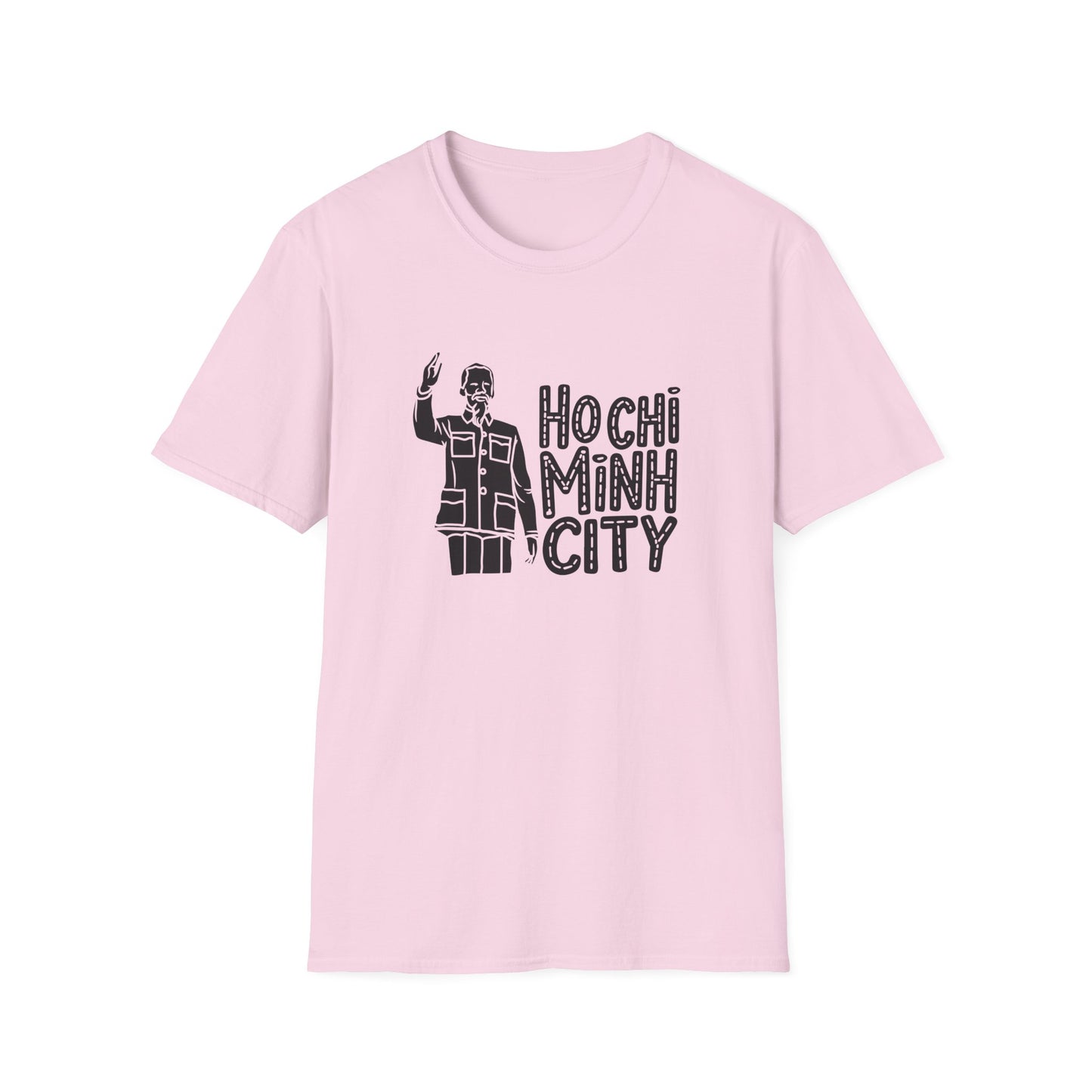Hochi Minh City Graphic T-Shirt - Unisex Softstyle Tee - 12140