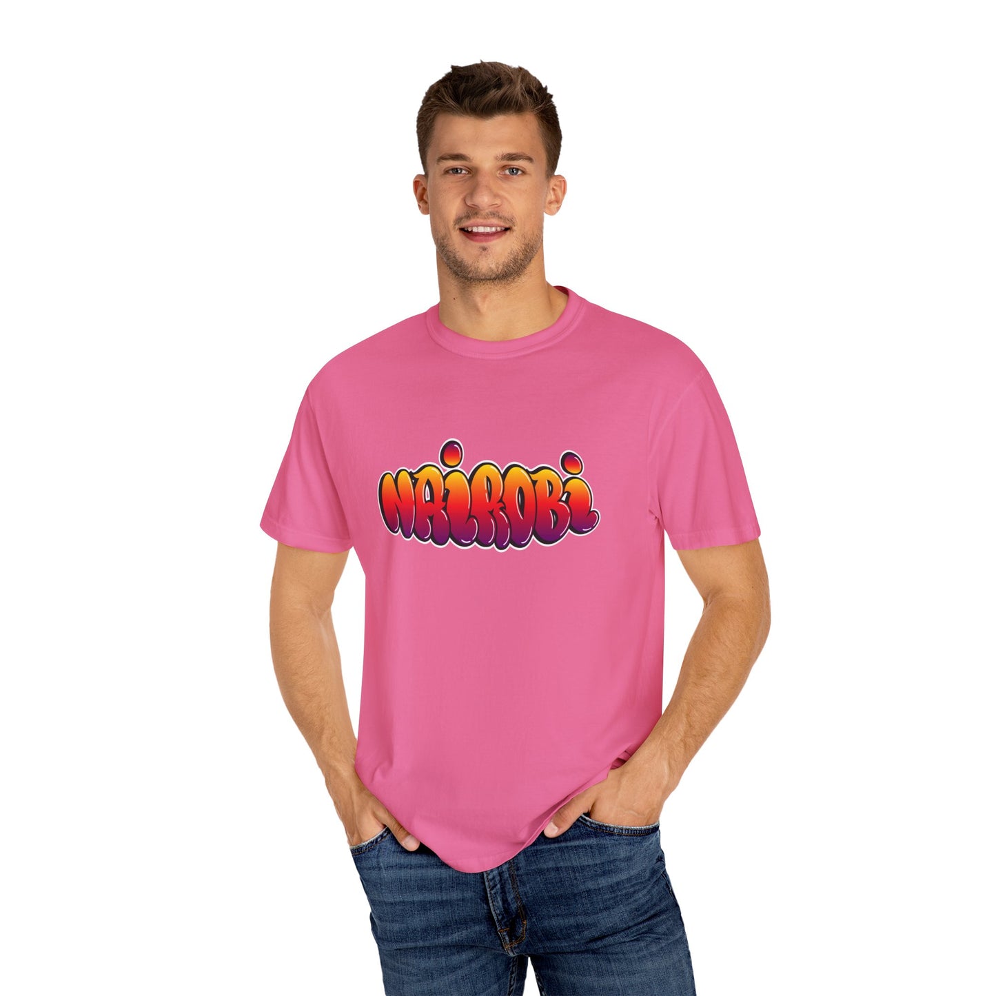 Nairobi Graphic T-Shirt - Unisex Garment-Dyed Tee - 12181