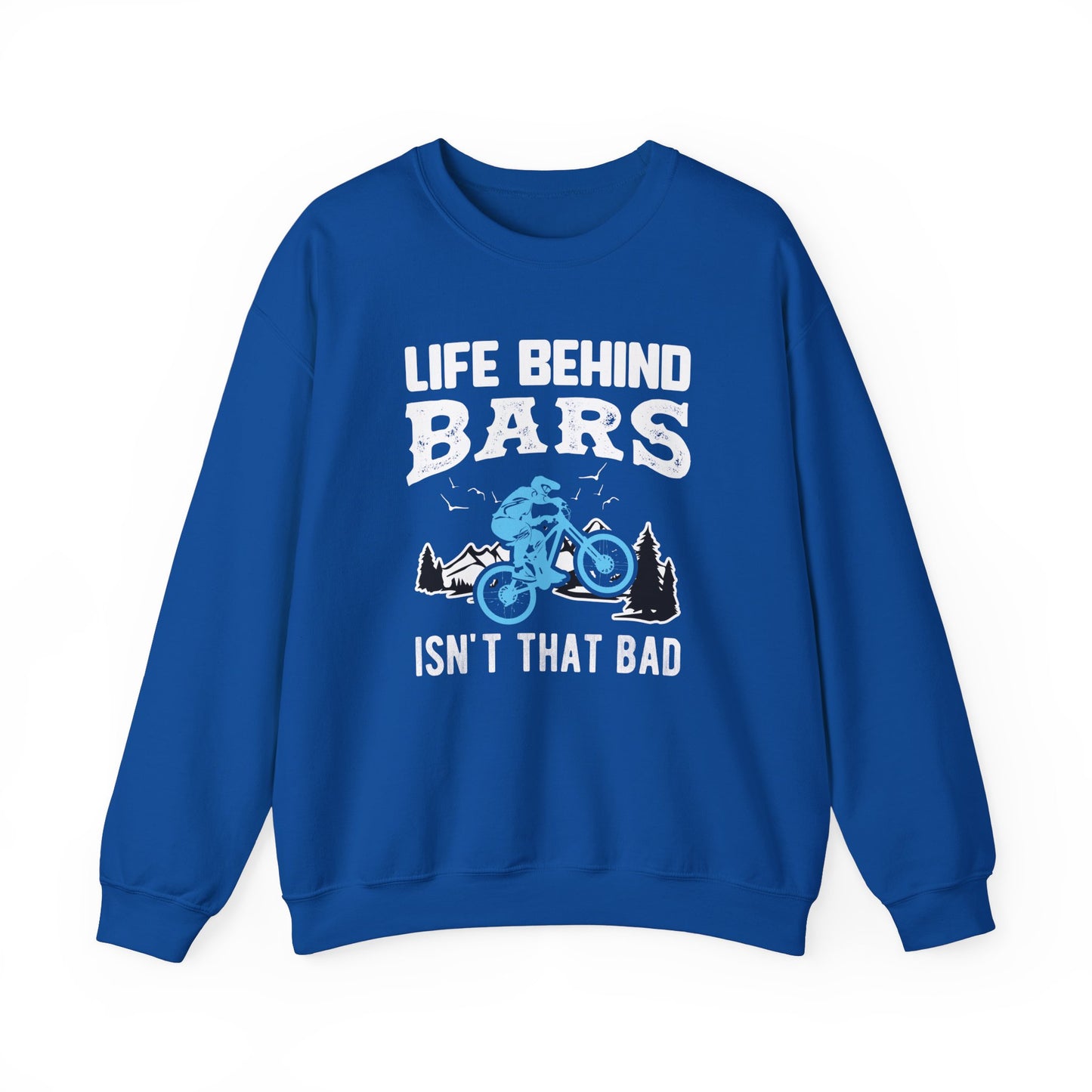 Bicycle: Life Behind Bars Isn't That Bad - Unisex Heavy Blend™ Crewneck Sweatshirt