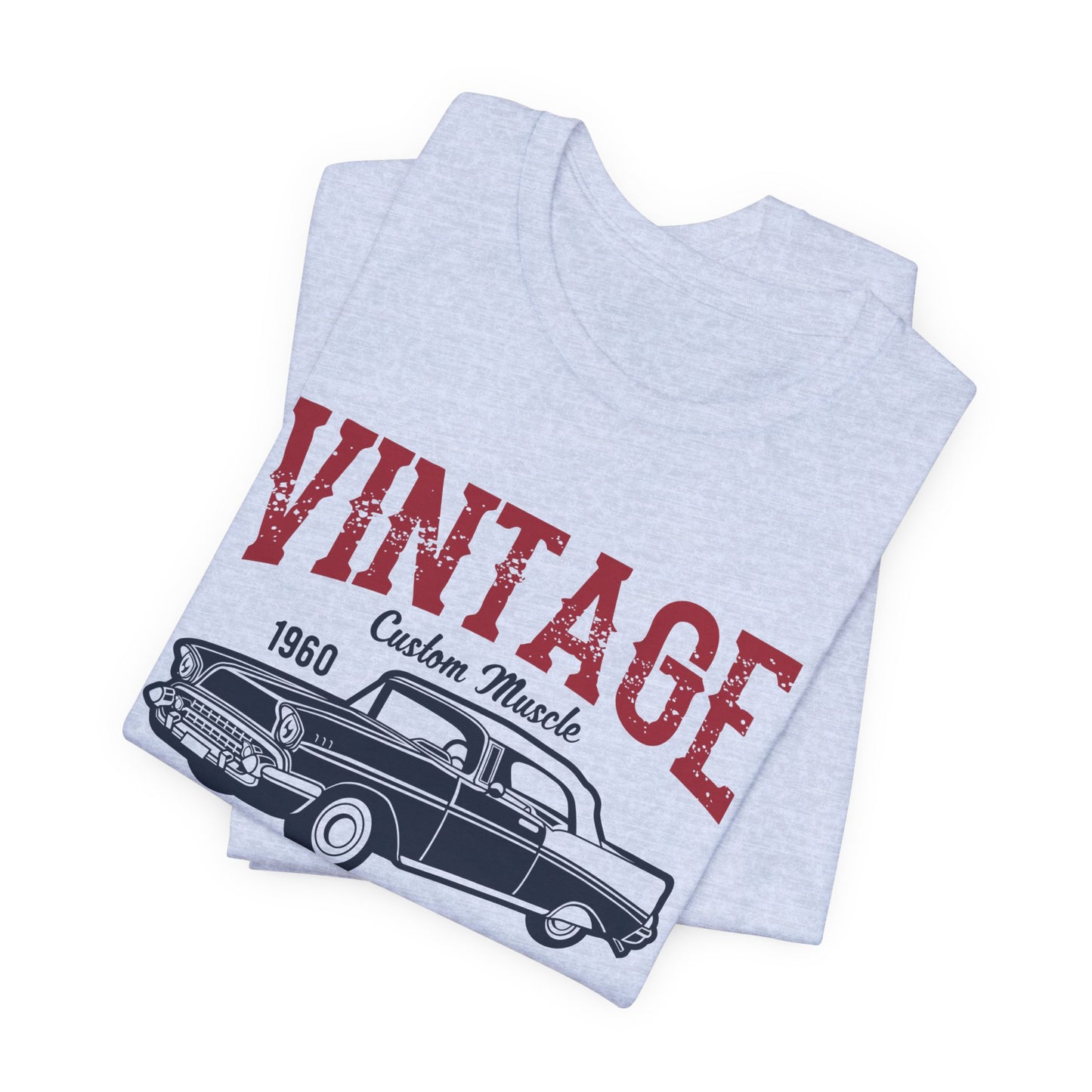 Vintage Custom Muscle, Original Classic - Unisex Jersey Short Sleeve Tee - 12612