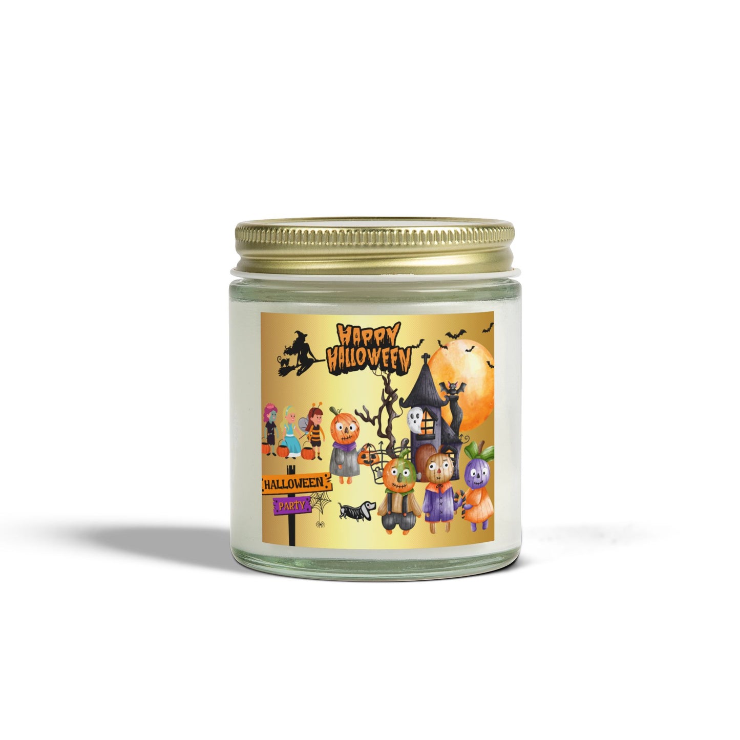 Ghoulish Glow - Scented Coconut Apricot Candles (4oz, 9oz)