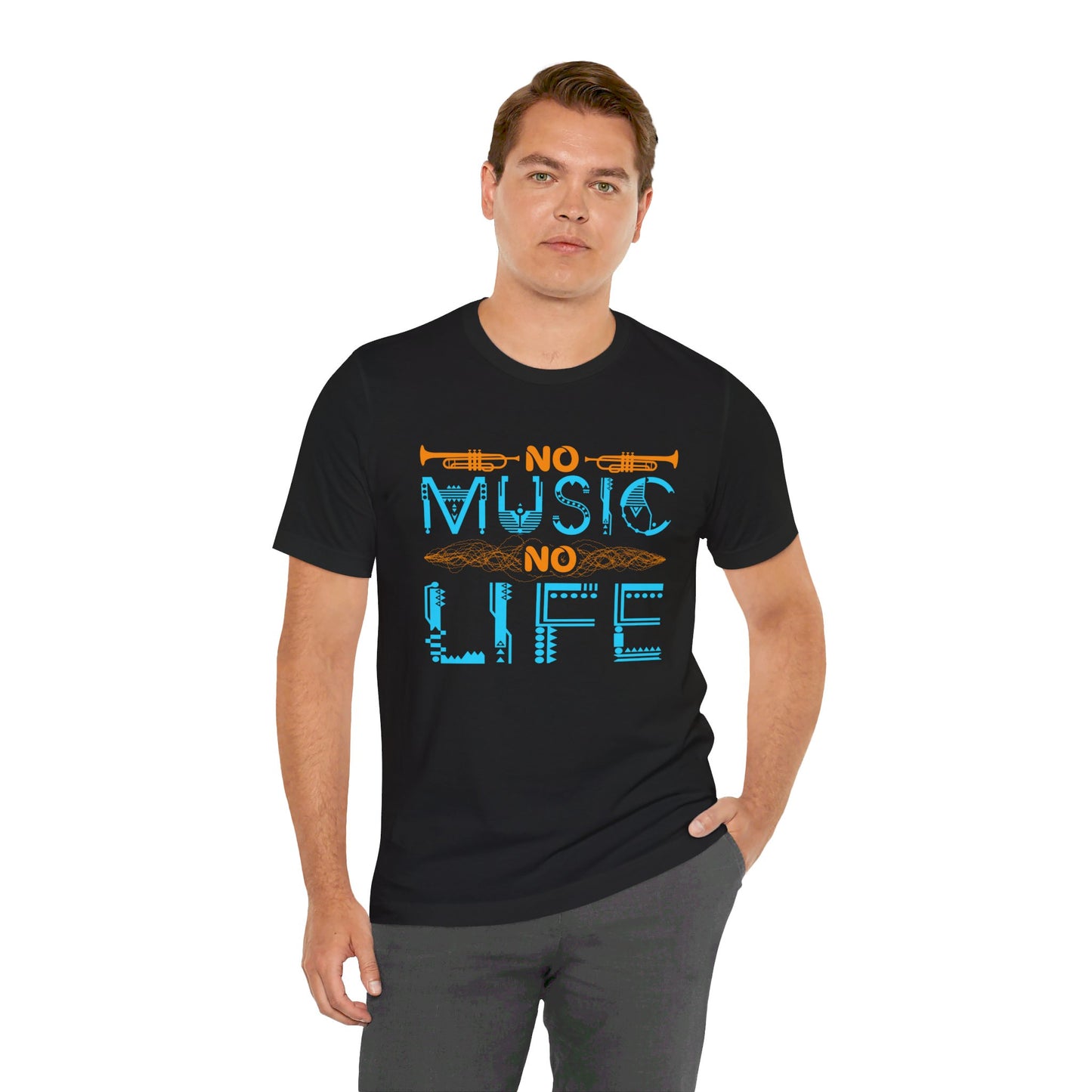 No Music No Life - Unisex Jersey Short Sleeve Tee