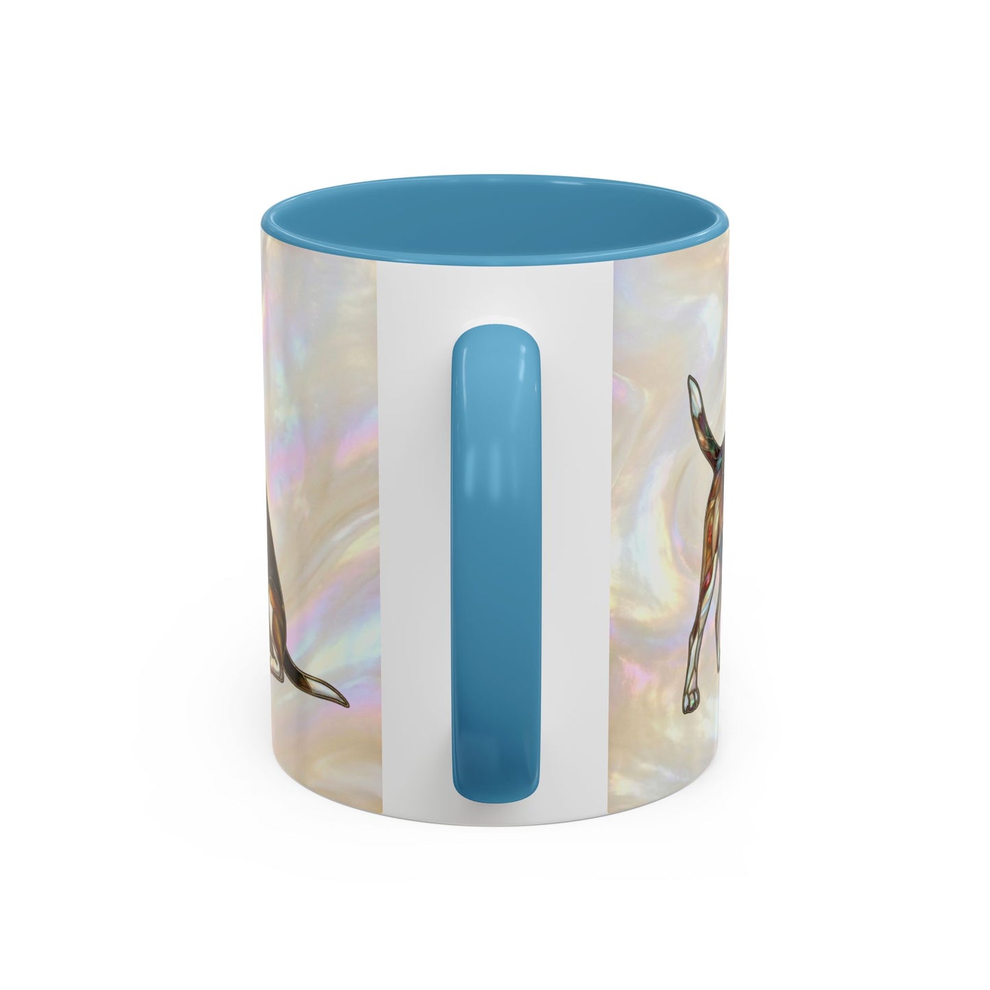 Beagle Accent Coffee Mug — Stained Glass Design (11/15oz) - 14615