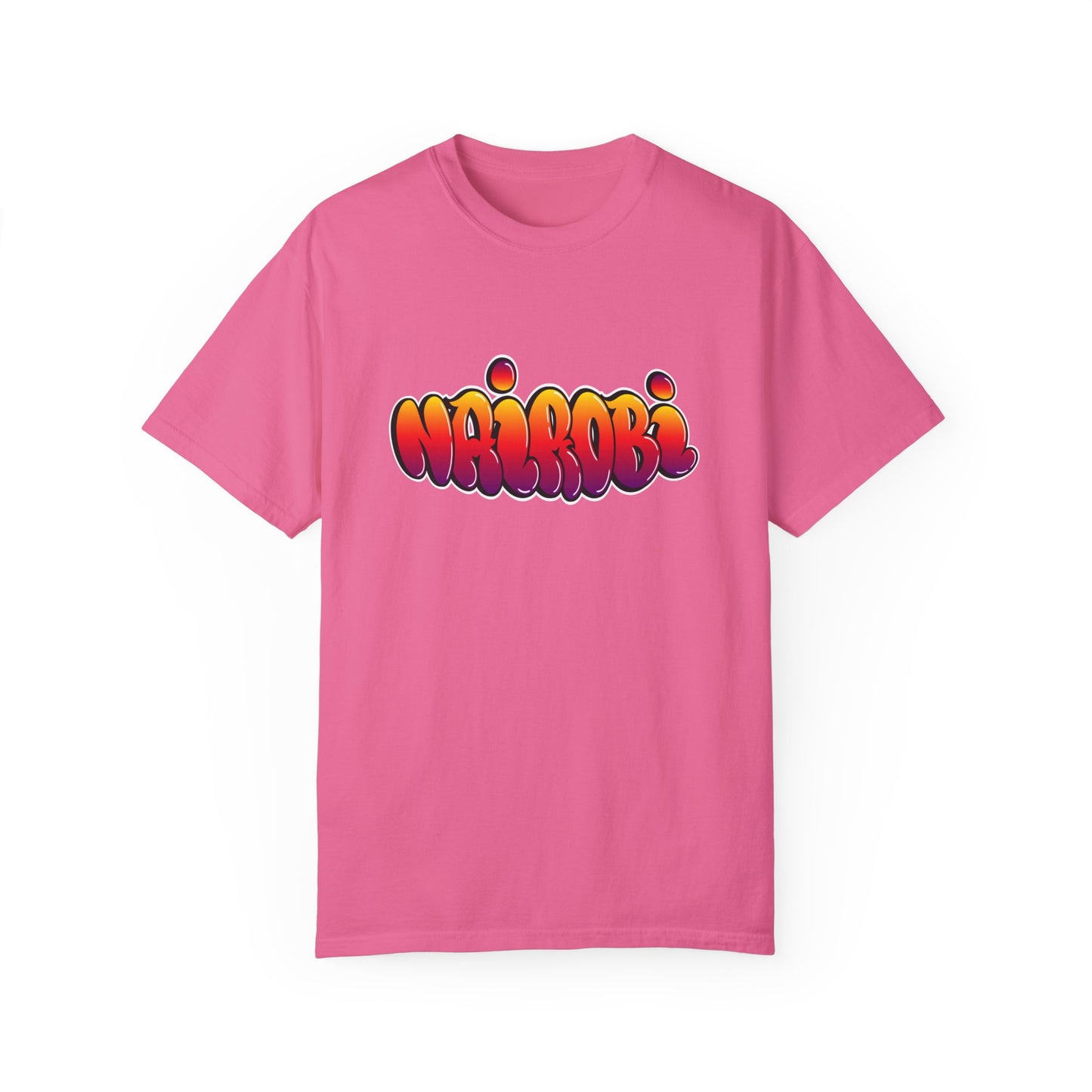 Nairobi Graphic T-Shirt - Unisex Garment-Dyed Tee - 12181