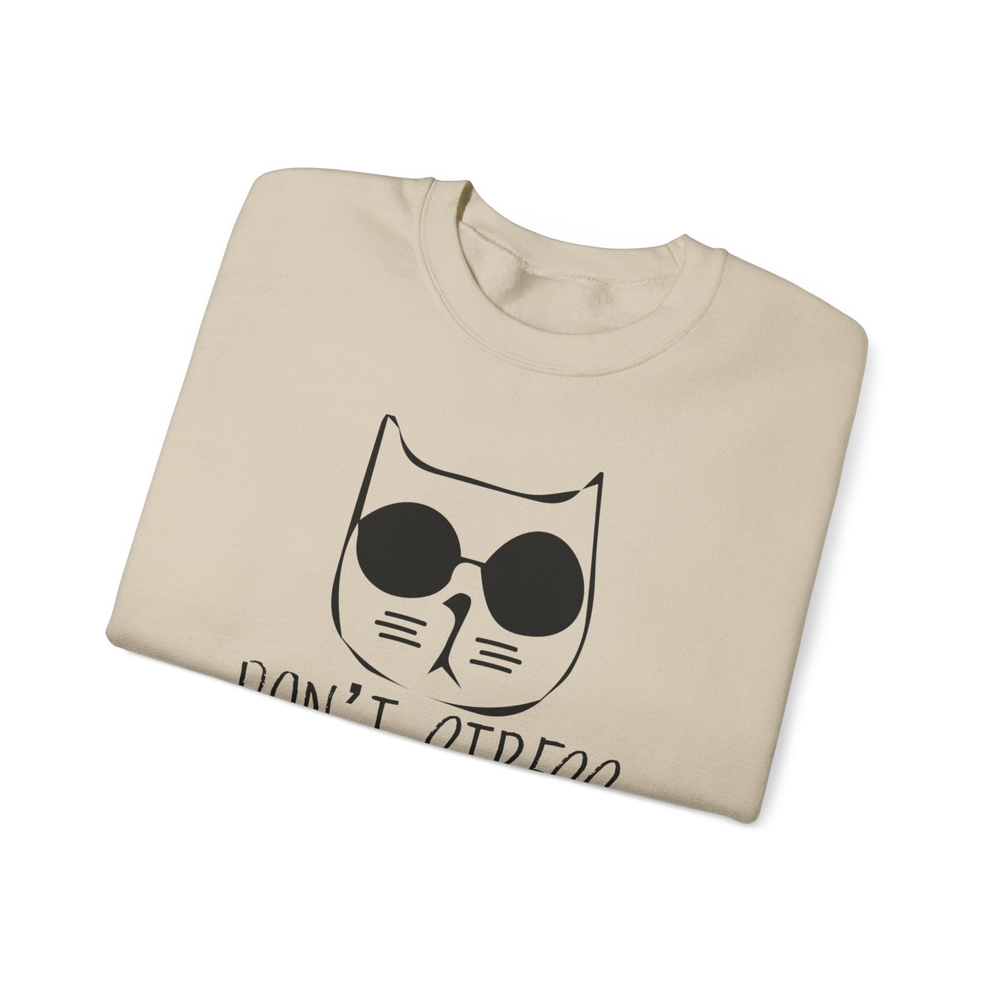 Don't Stress Meowt - Unisex Heavy Blend™ Crewneck Sweatshirt