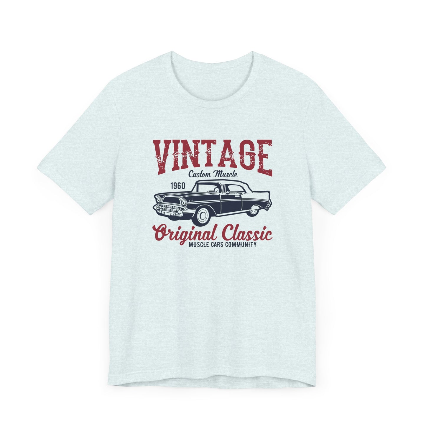 Vintage Custom Muscle, Original Classic - Unisex Jersey Short Sleeve Tee