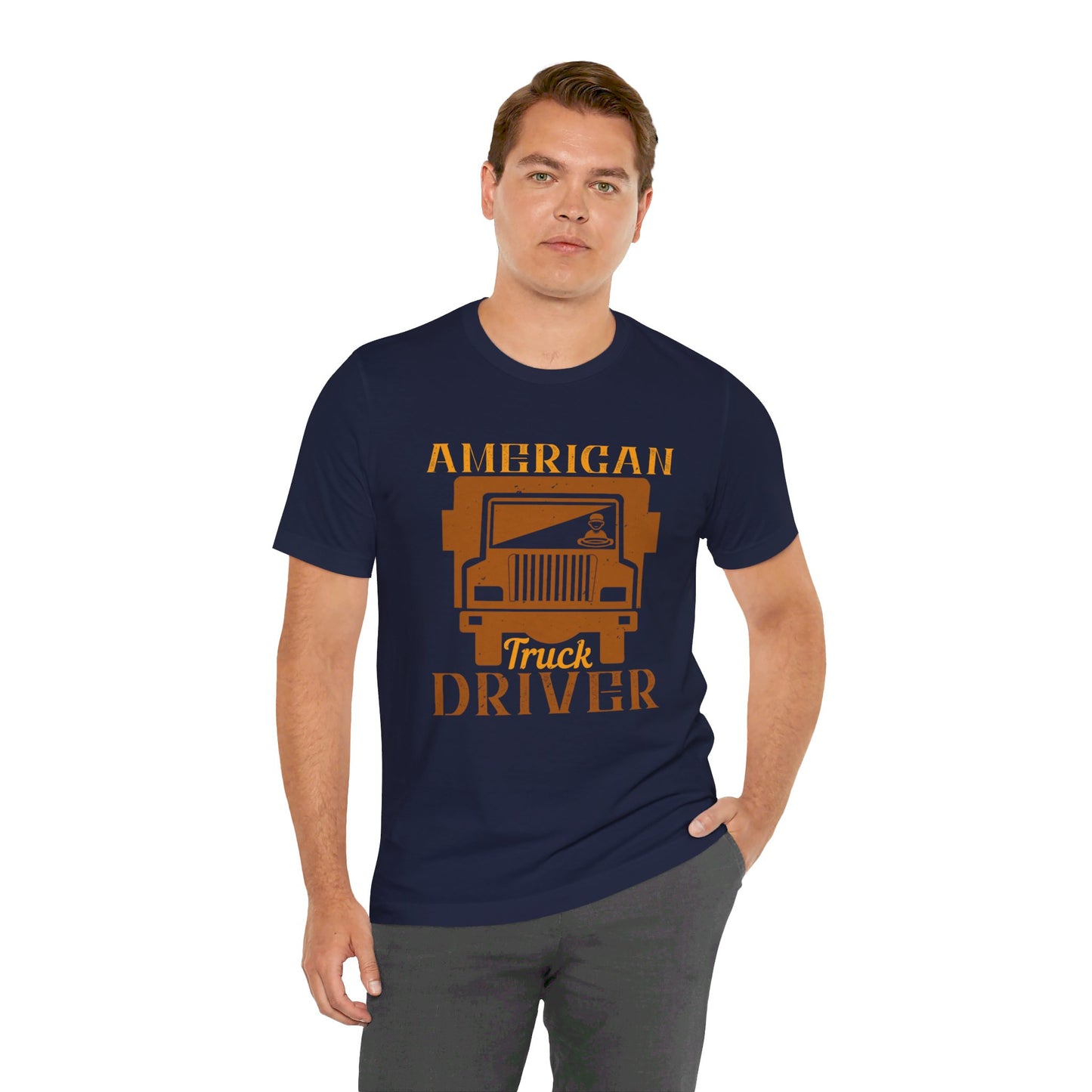 American Truck Driver - Unisex Jersey Short Sleeve Tee