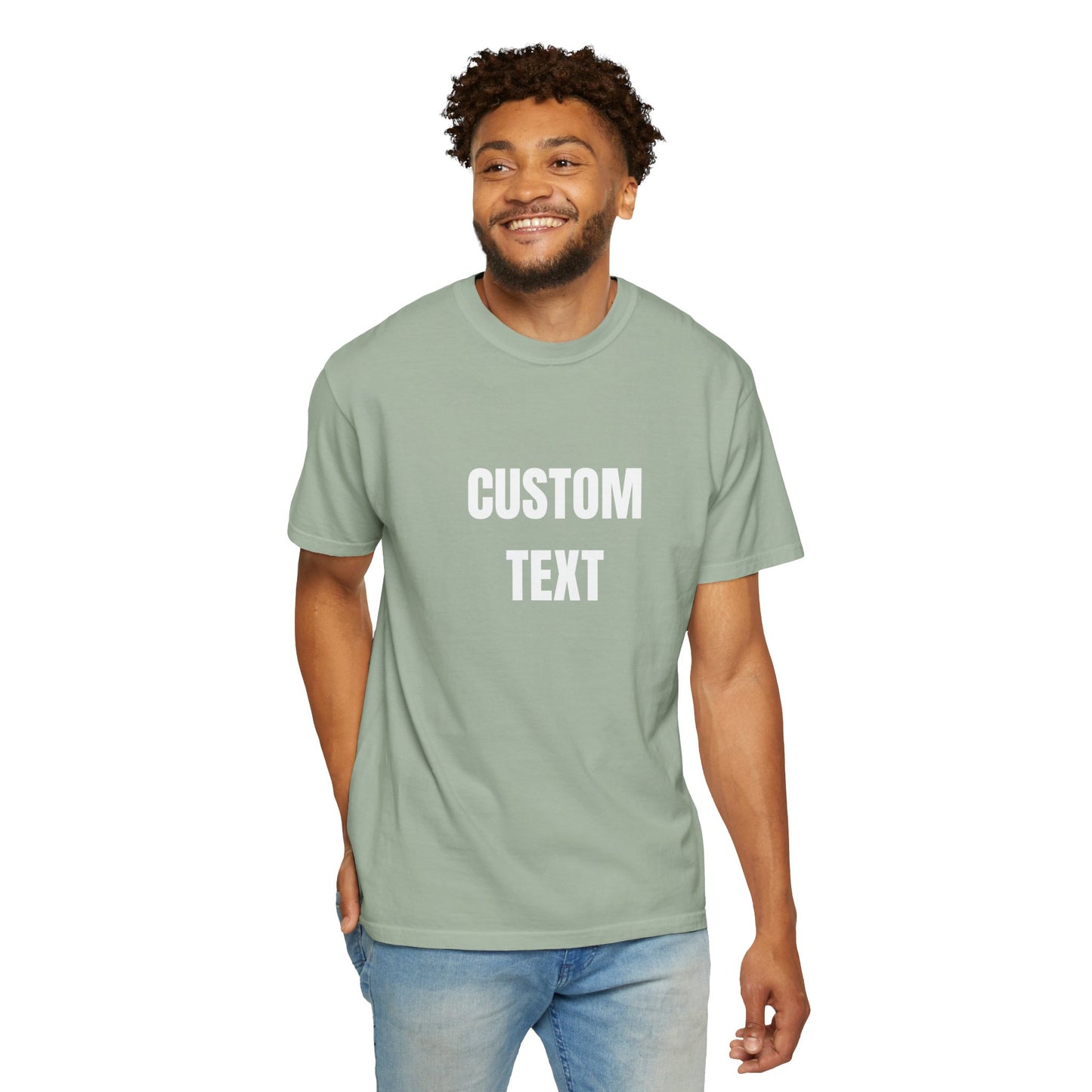 Custom Novelty T-Shirt – Unisex Garment-Dyed Cotton Tee - 14681