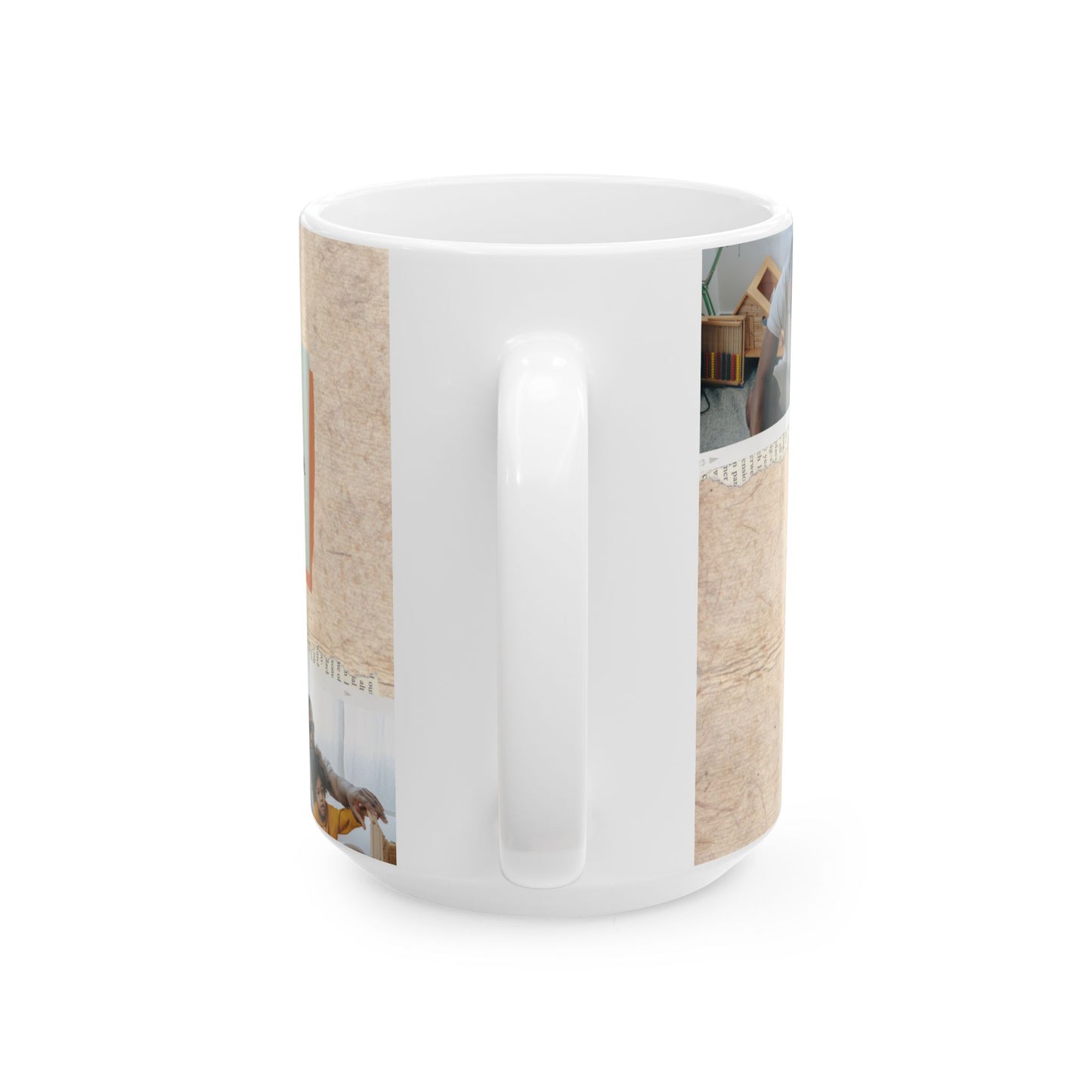 Home is Wherever Your Dad is, Ceramic Mug, Personalized Photo Coffee Cup - 14065