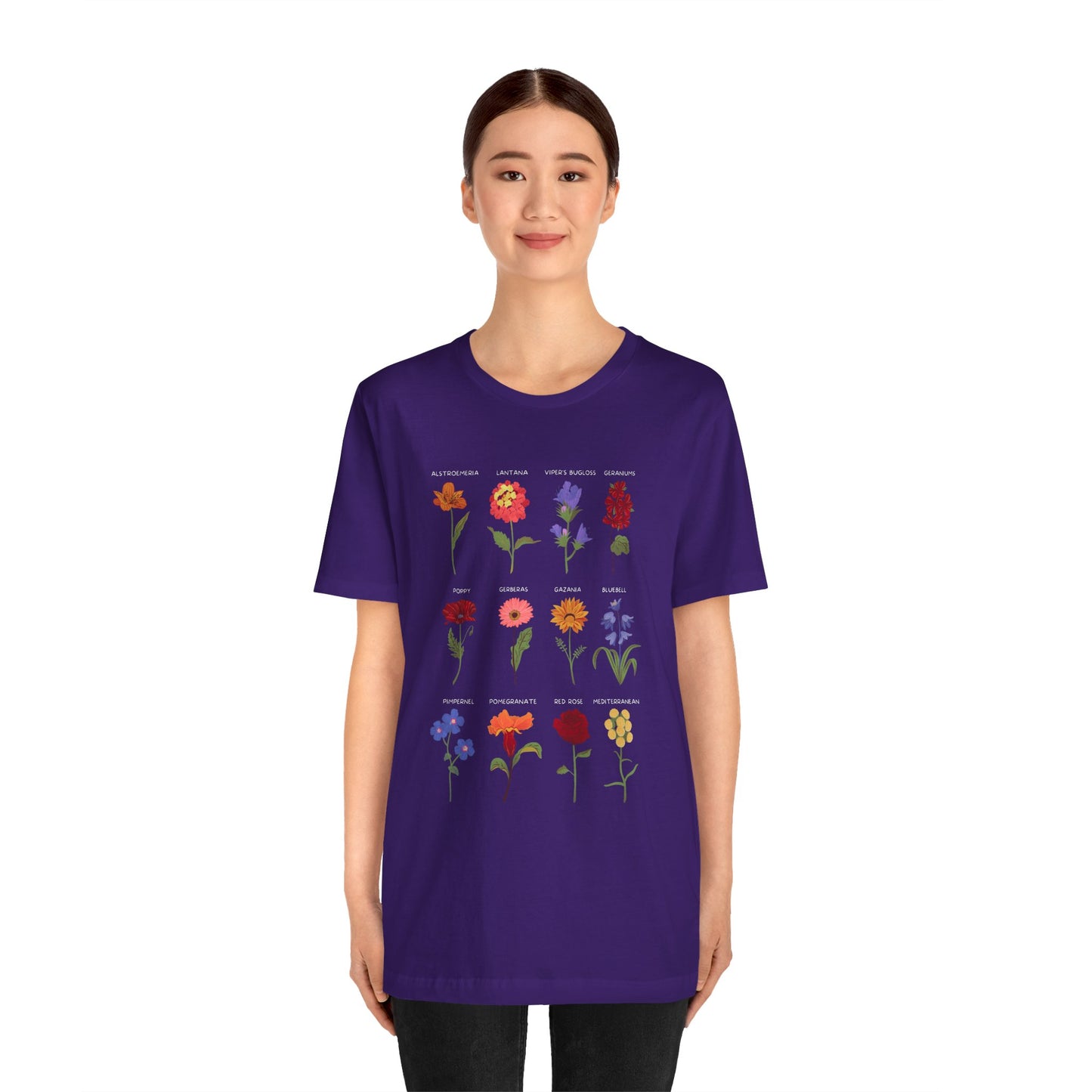 Summer Flowers - Unisex Jersey Short Sleeve Tee - 11568