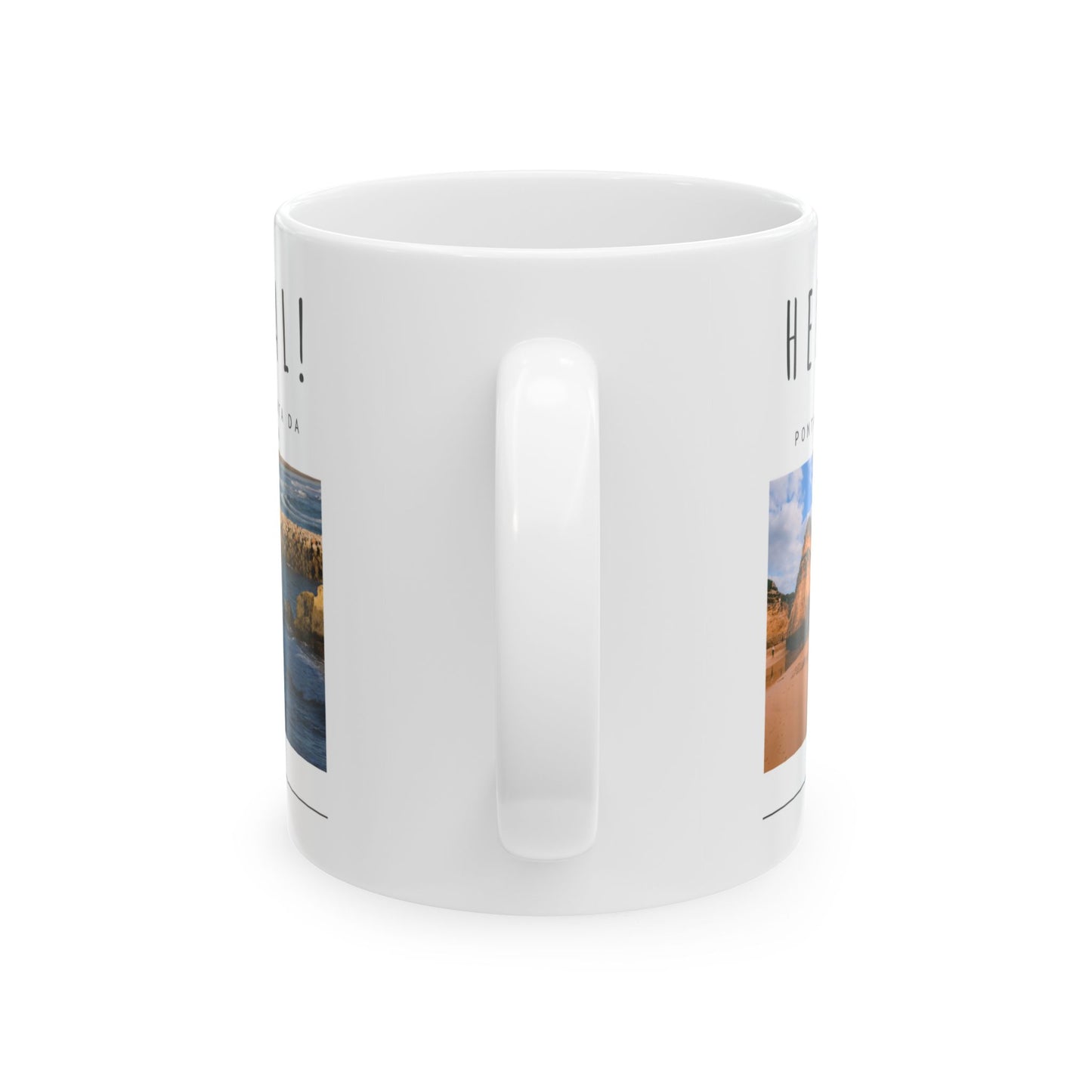 Hello, Lagos, Portugal Scenic Ceramic Mug - Perfect for Coffee Lovers - 12100