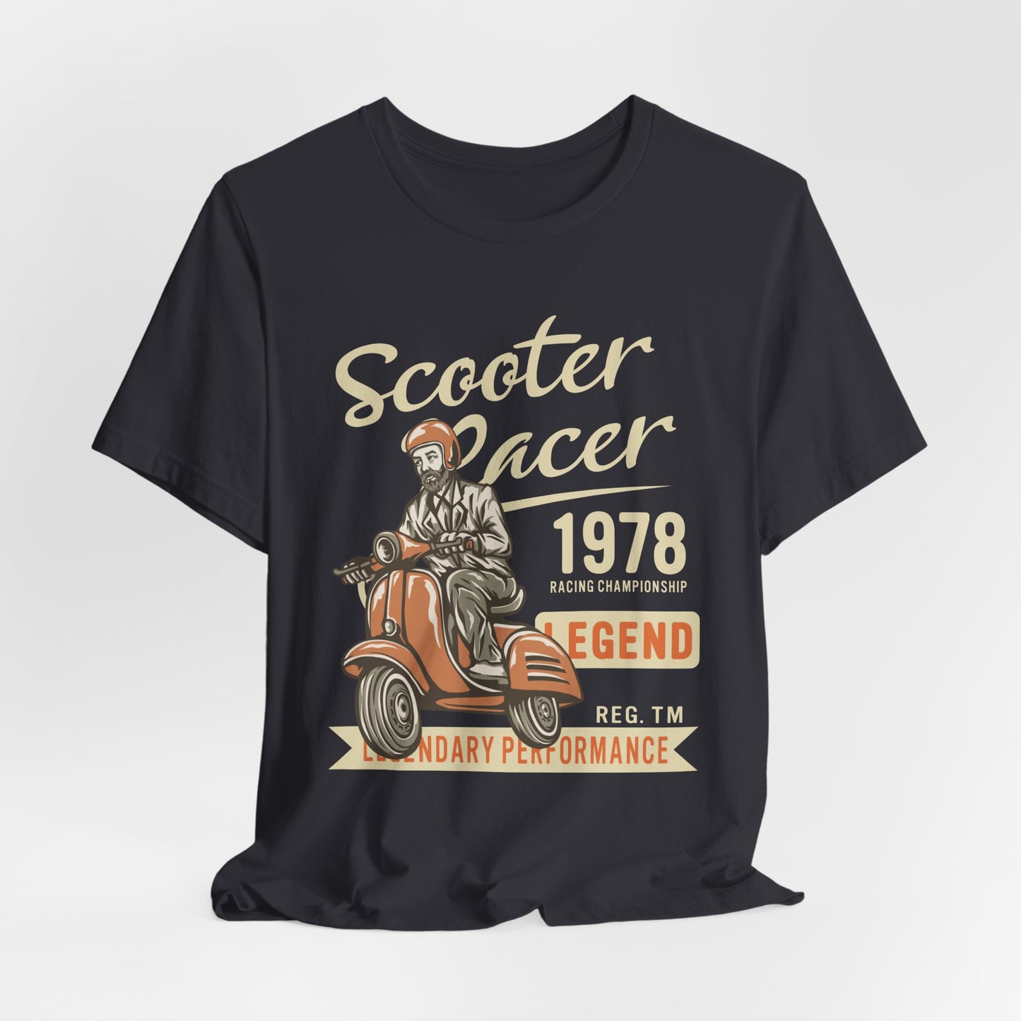 Scooter Racer - Unisex Jersey Short Sleeve Tee - 13376