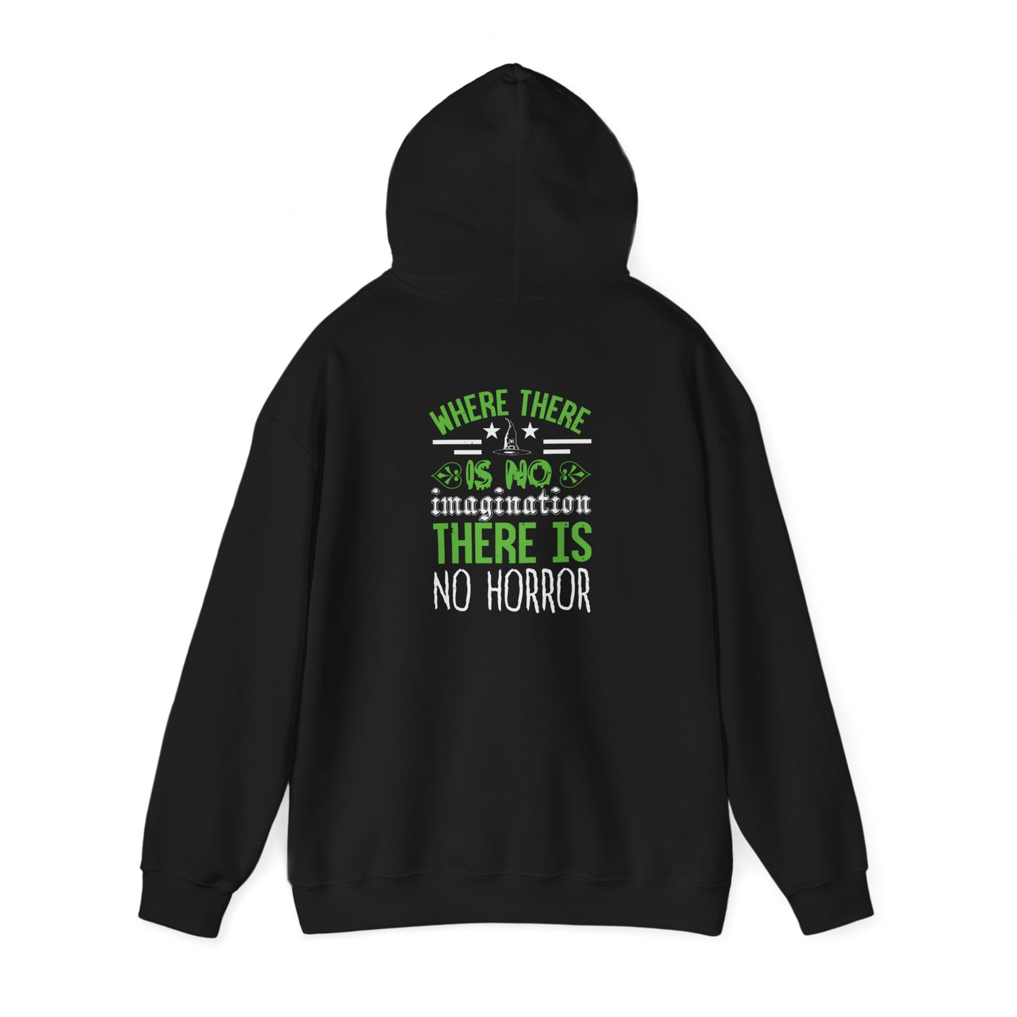 Where There Is No Imagination, There Is No Horror - Unisex Heavy Blend™ Hooded Sweatshirt