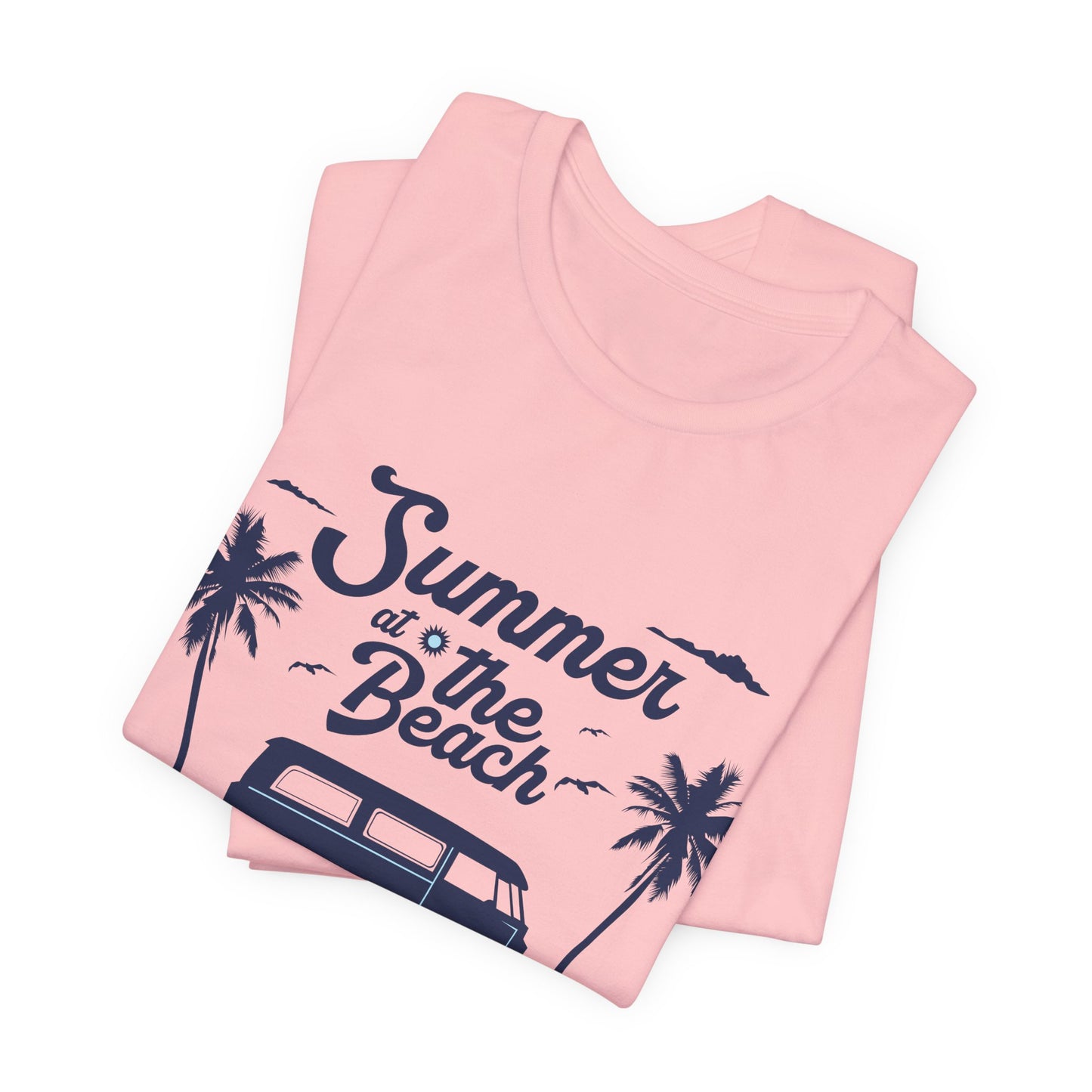 Summer At The Beach - Unisex Jersey Short Sleeve Tee