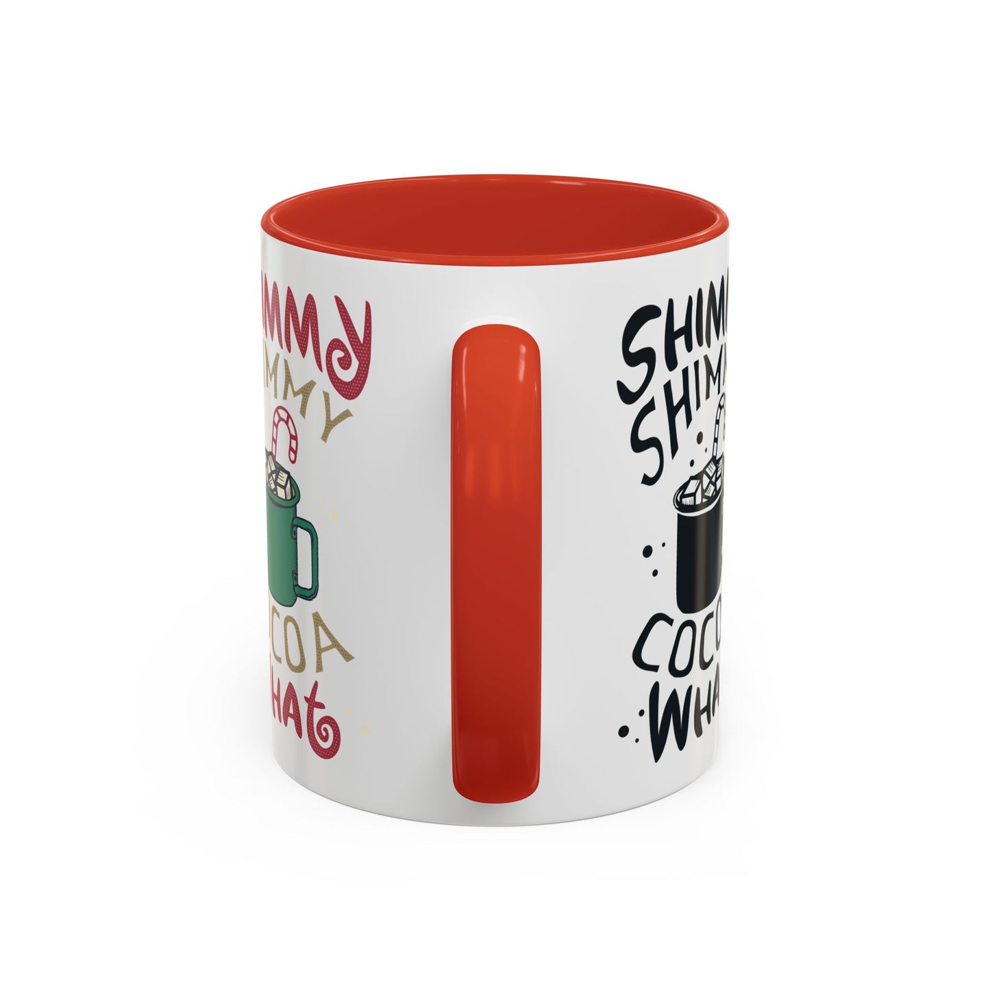 Rocking Around The Tree Upside Down - Accent Coffee Mug (11, 15oz)