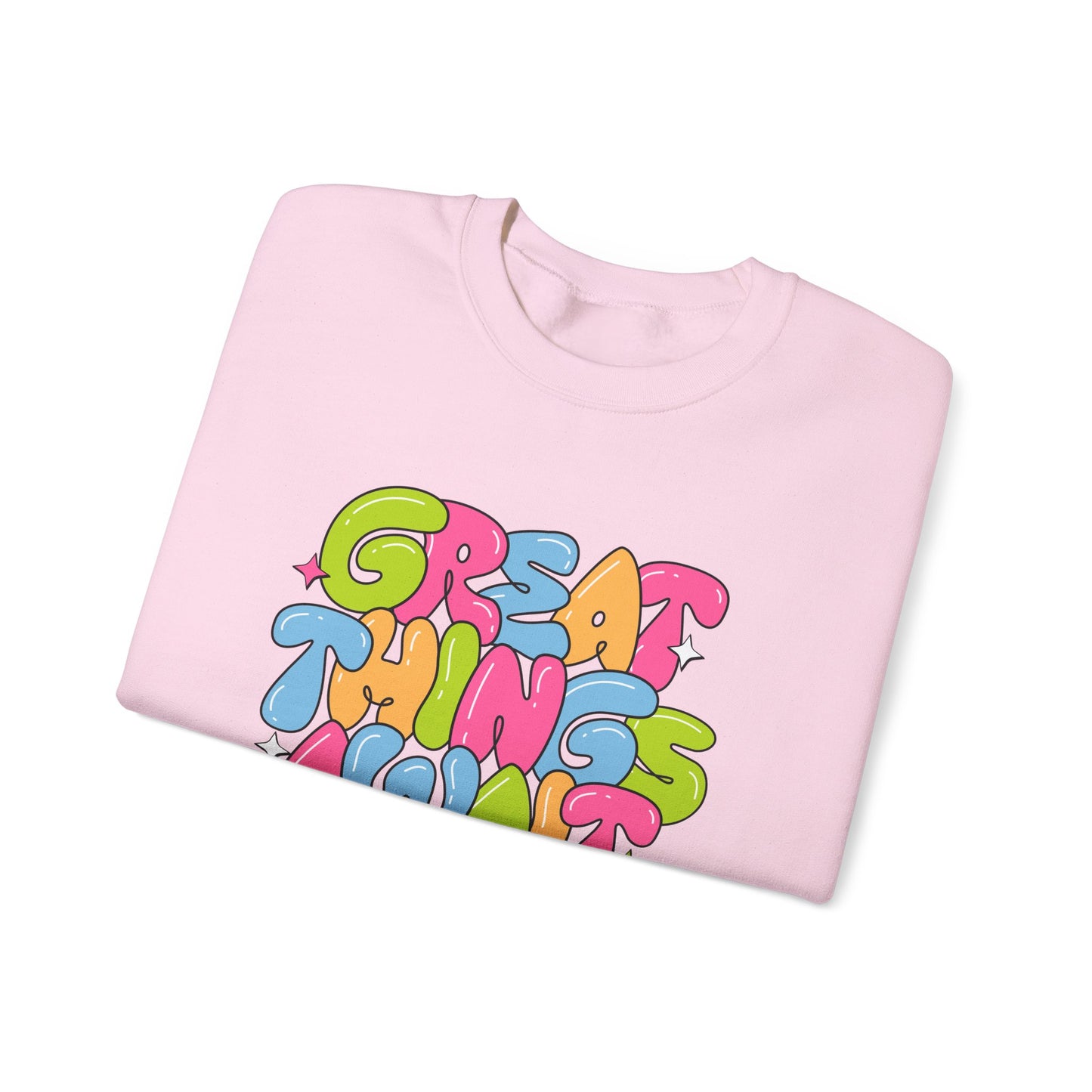 Great Things Awaits - Unisex Heavy Blend™ Crewneck Sweatshirt