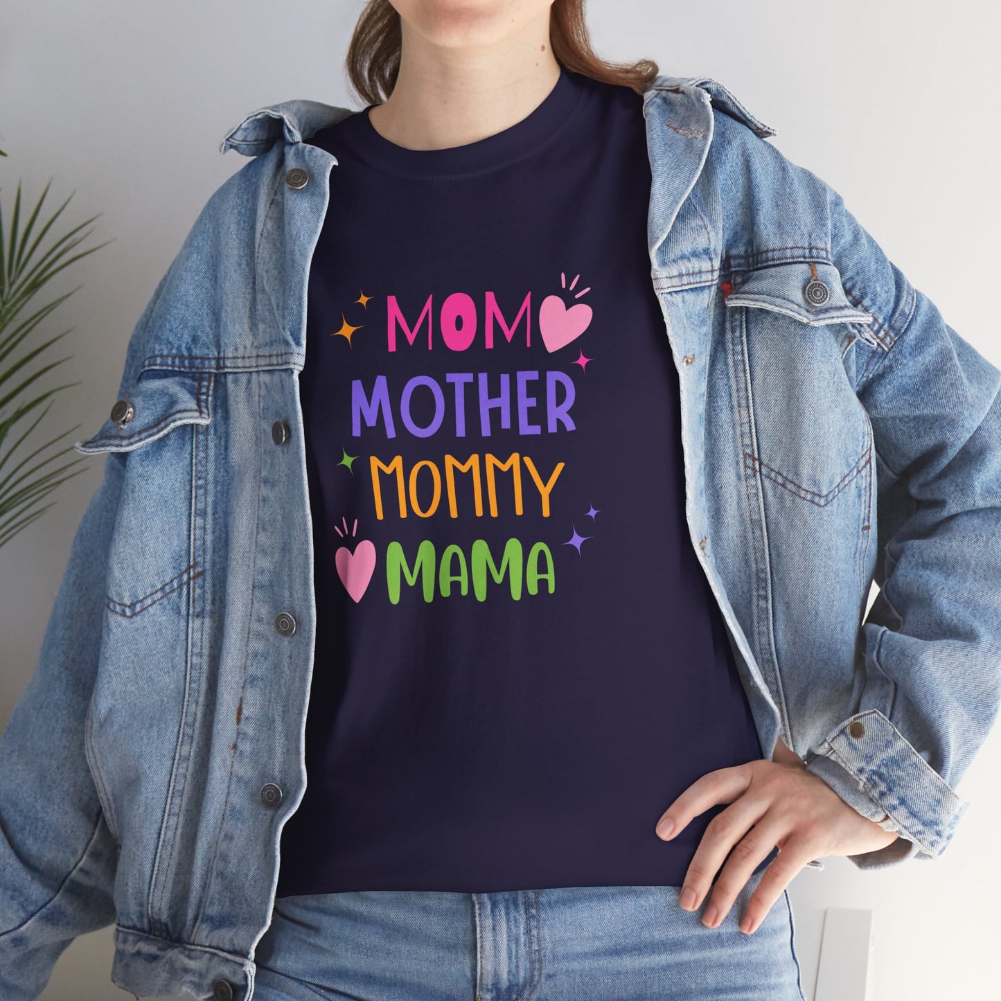 Mom, Mama, Mummy, Mother - Unisex Heavy Cotton Tee - 11715