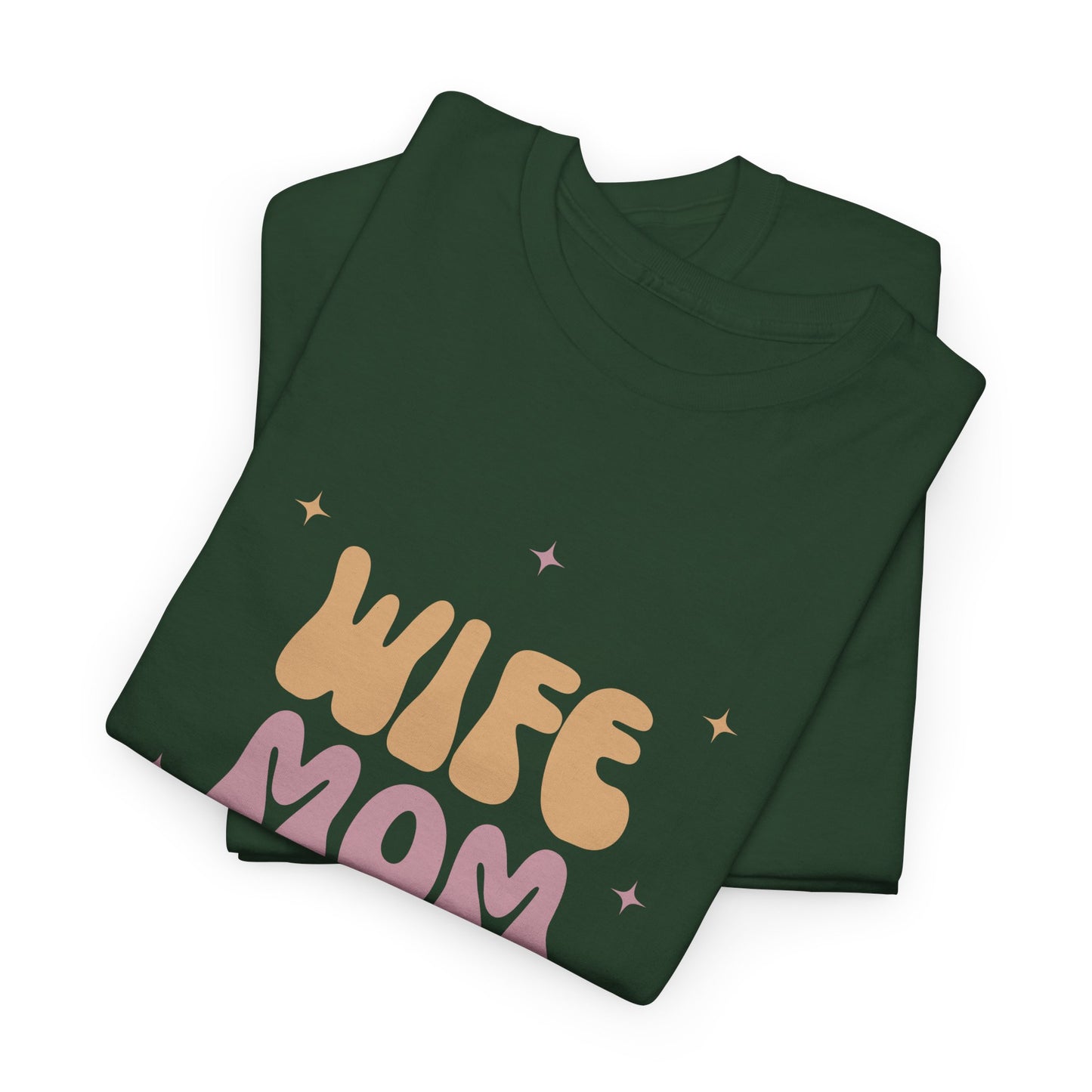 Wife Mom Friend Heavy Cotton Tee | Perfect Gift for Moms & Friends - 12462