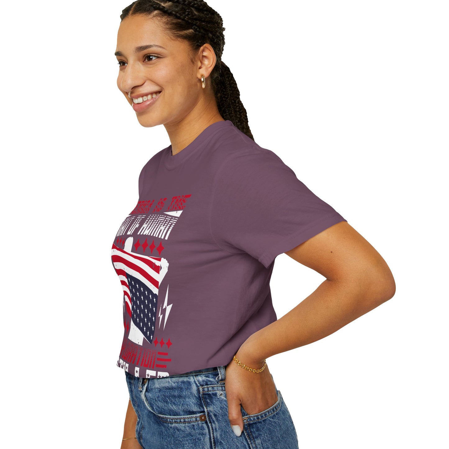 Patriotic Unisex T-Shirt - Spirit of Human Exploration, Independence Day Gift, July 4th Celebration Wear, American Pride Tee - 13792