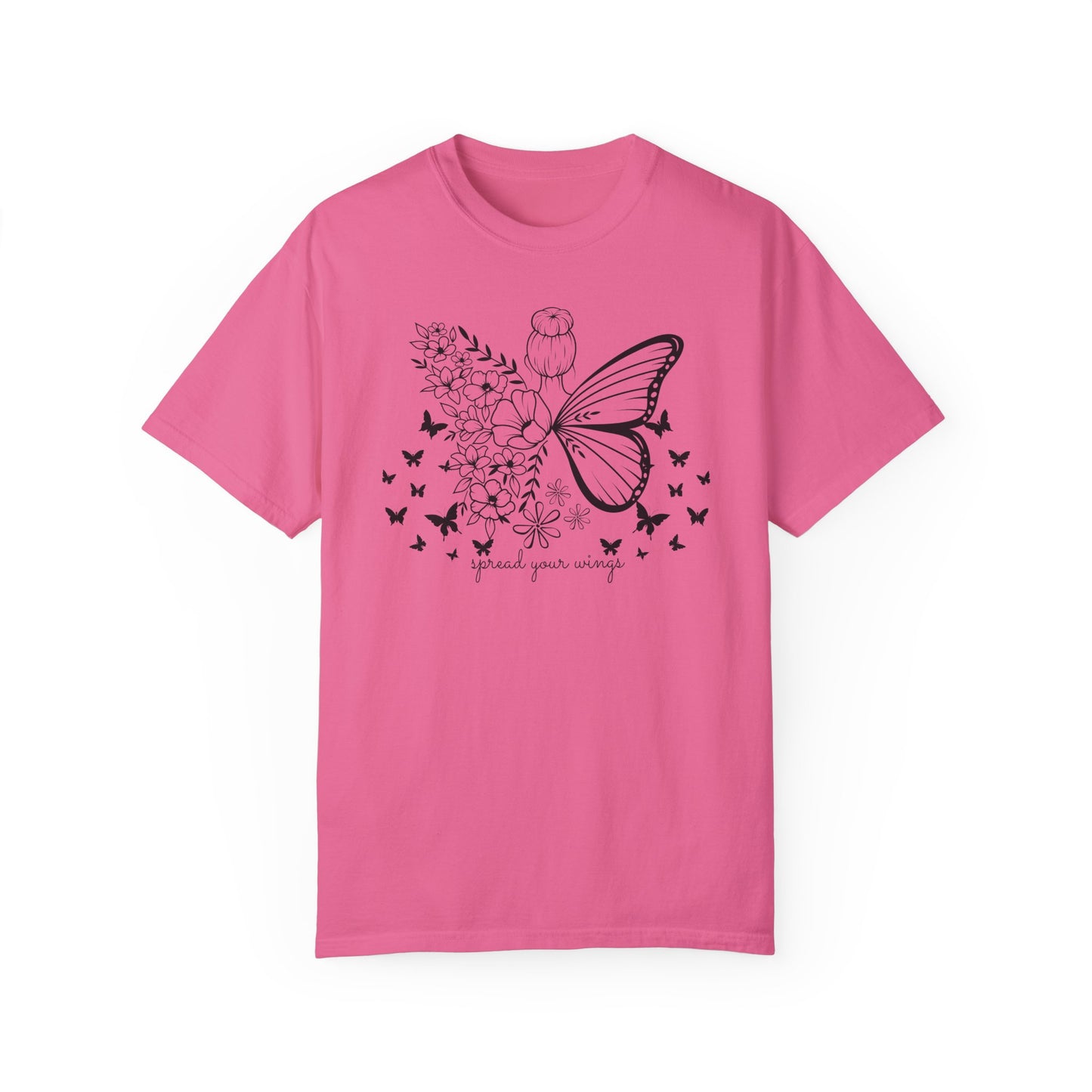 Butterfly, Embrace the Beauty of Nature - Unisex Garment-Dyed T-shirt - 10330