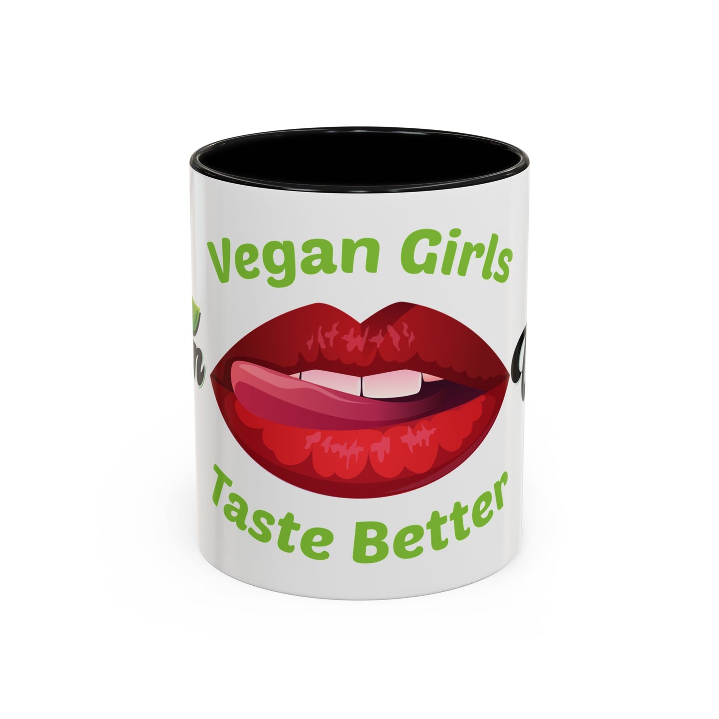 Vegan Girls Taste Better - Accent Coffee Mug (11, 15oz)